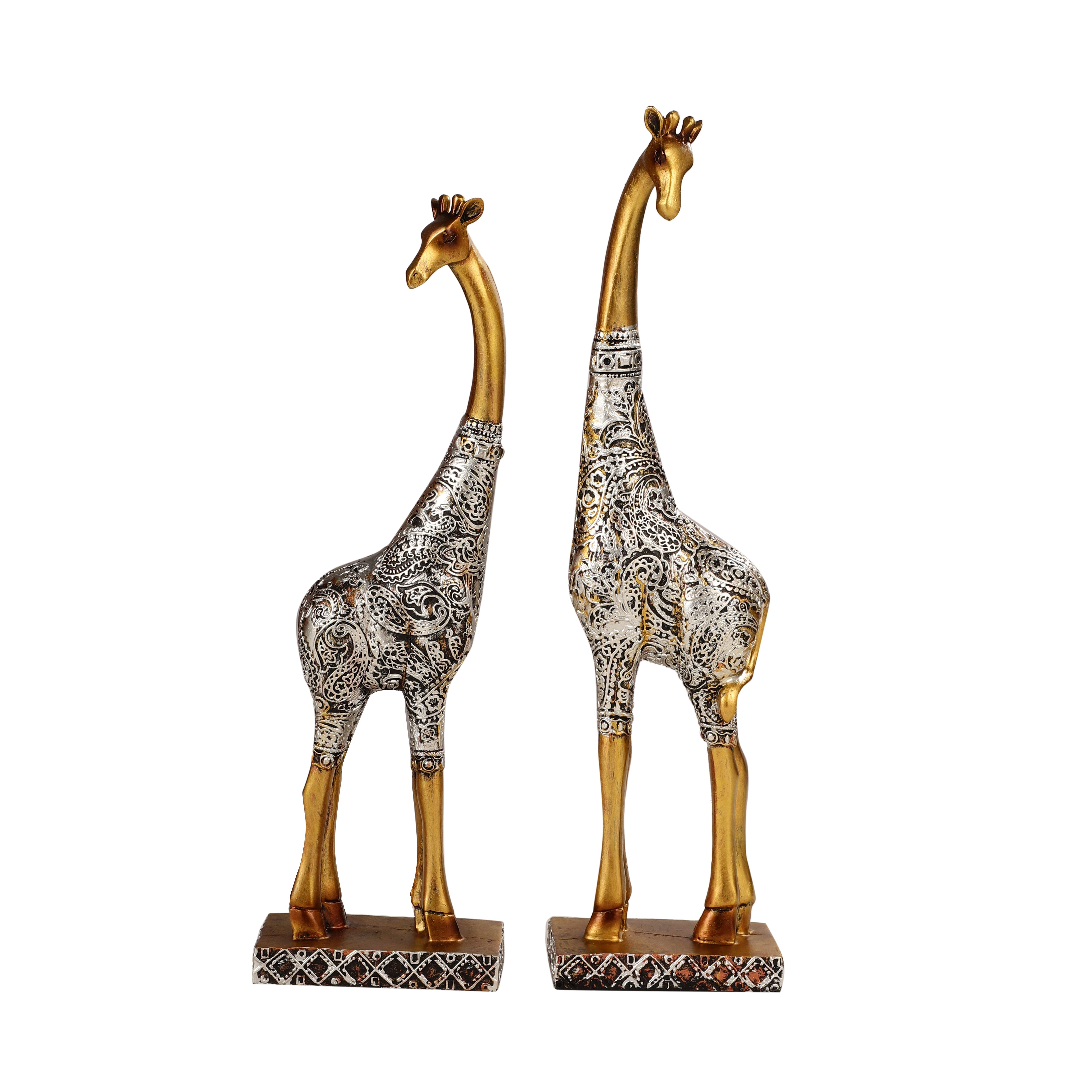 Couple Giraffe Statue Set (Set of 2)