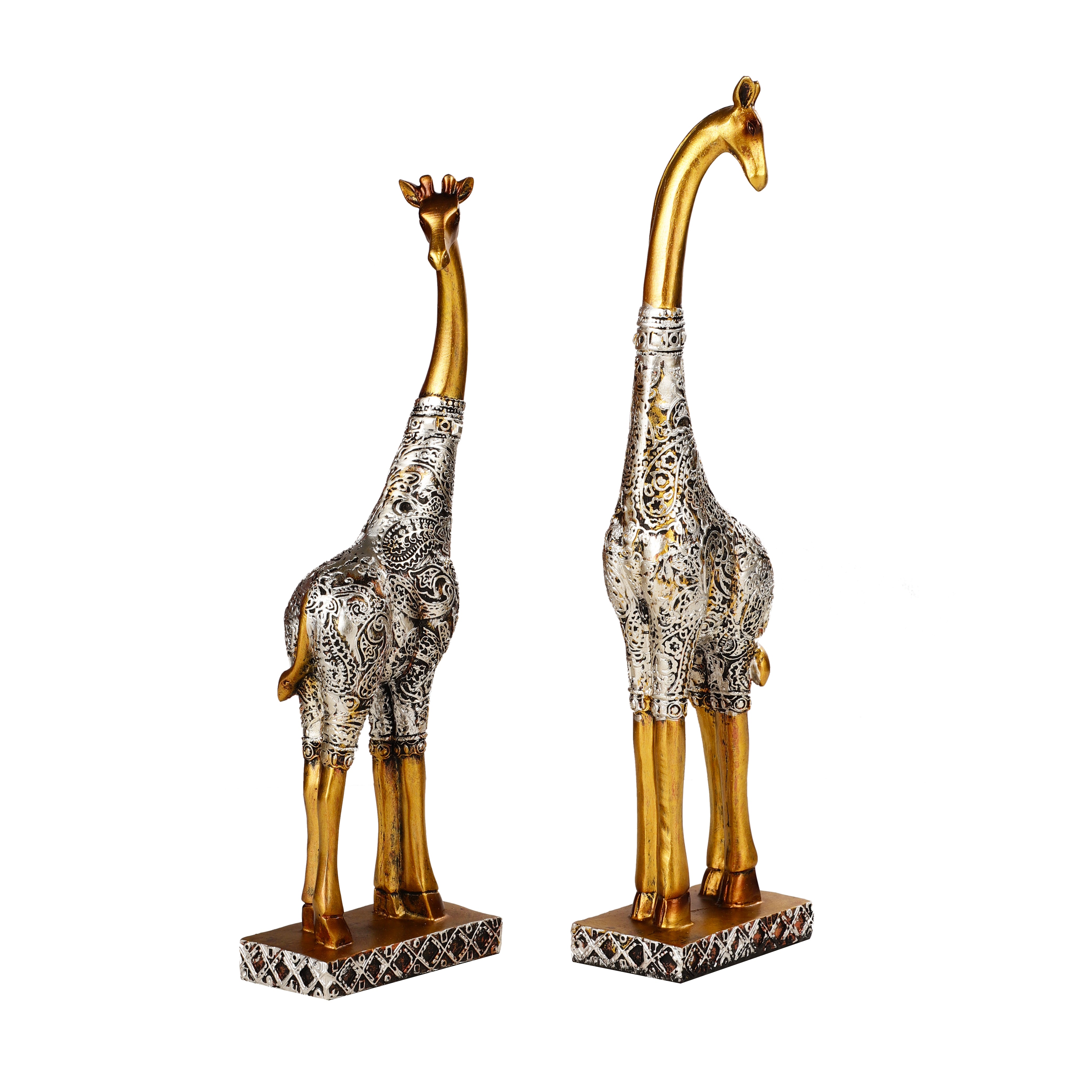 Couple Giraffe Statue Set (Set of 2)