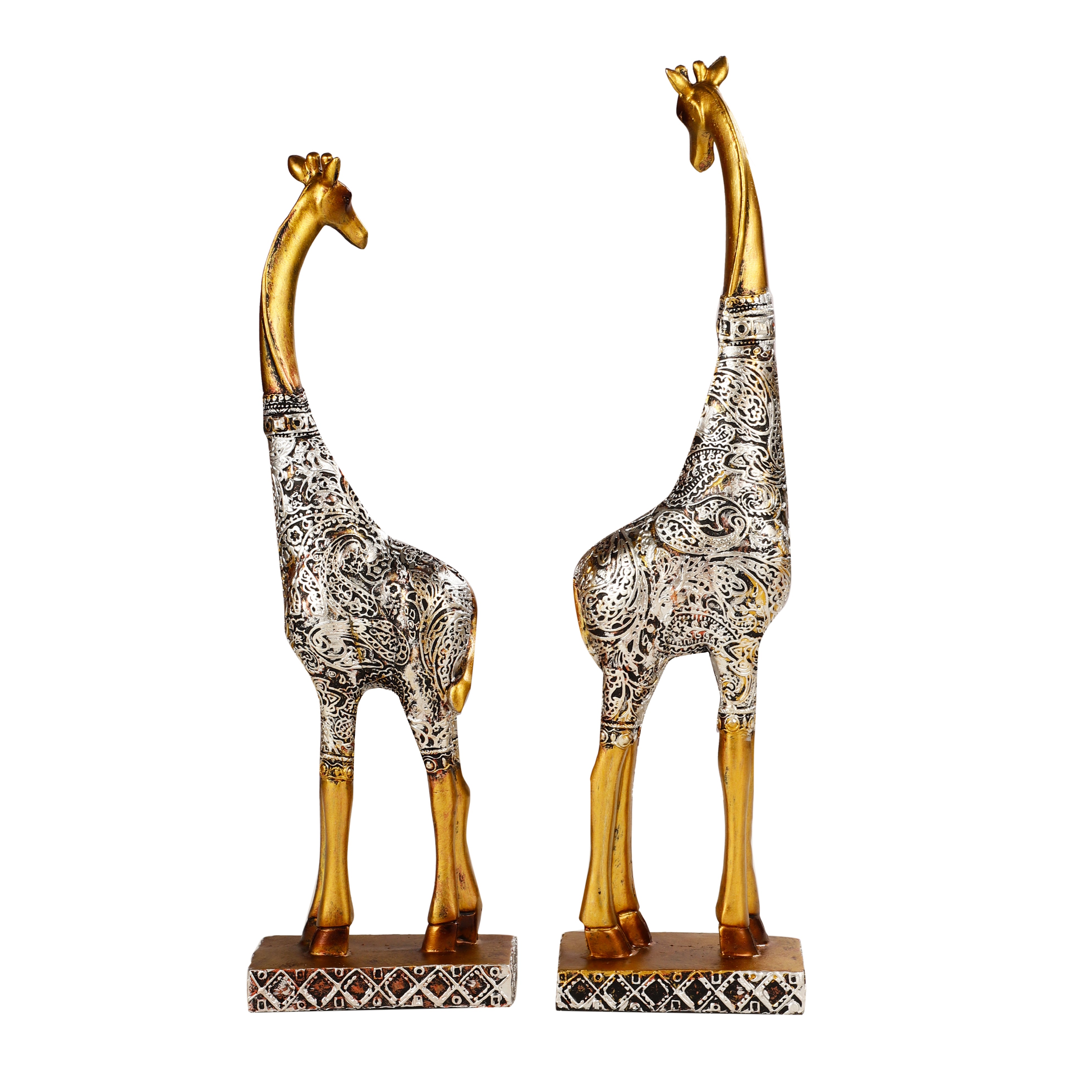 Couple Giraffe Statue Set (Set of 2)