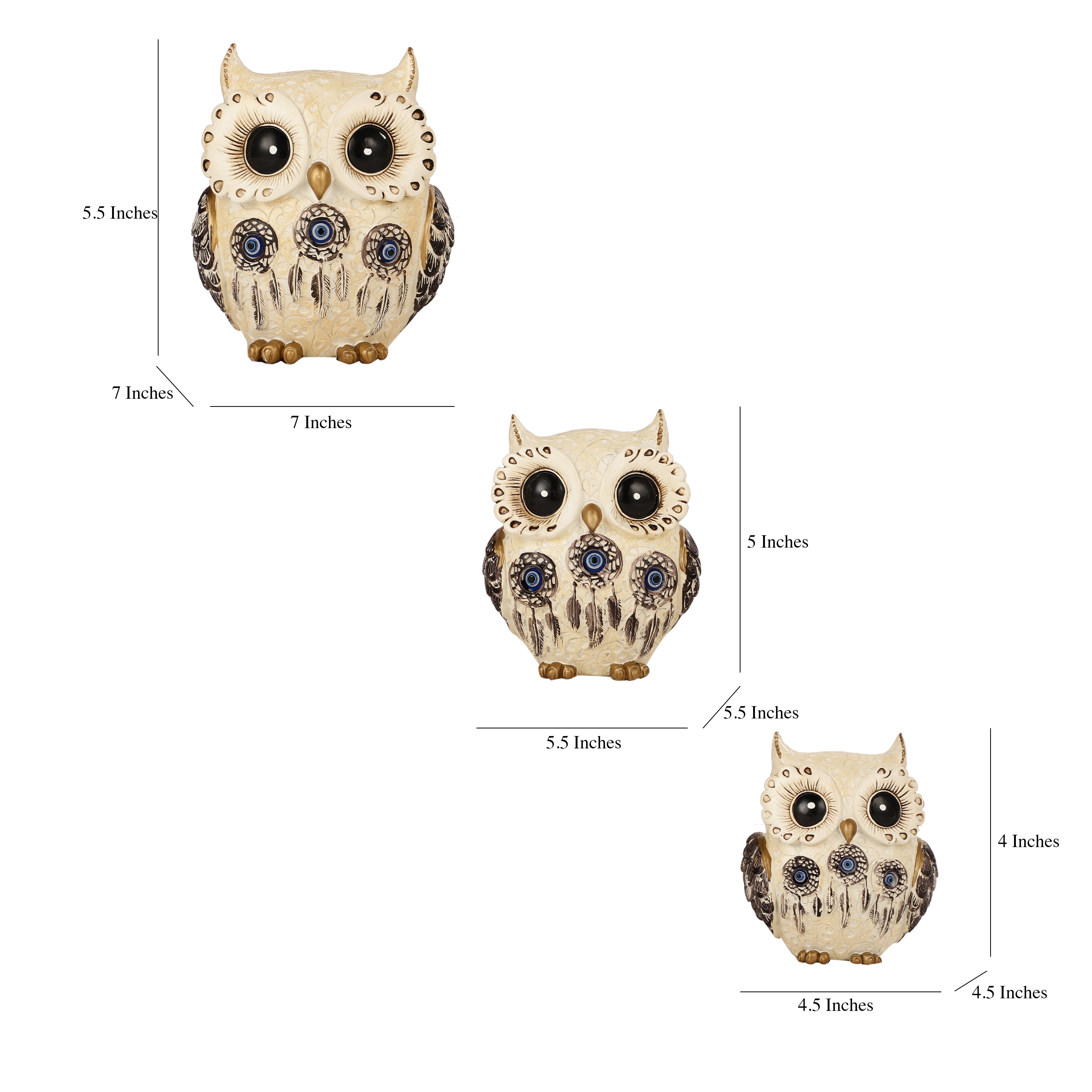 The Adorable Owl Family (Set of 3)