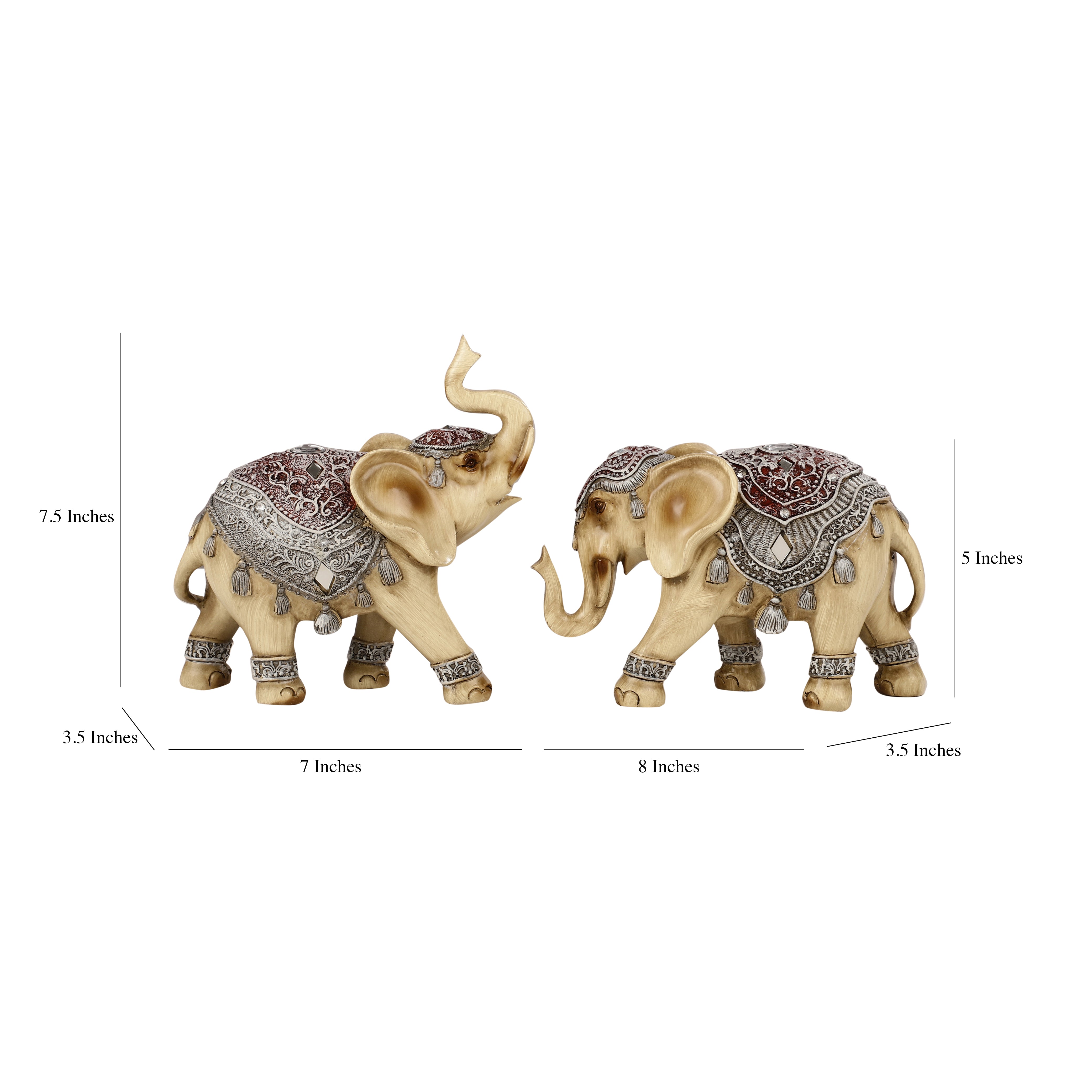 Lucky Charm Elephants (Set of 2)