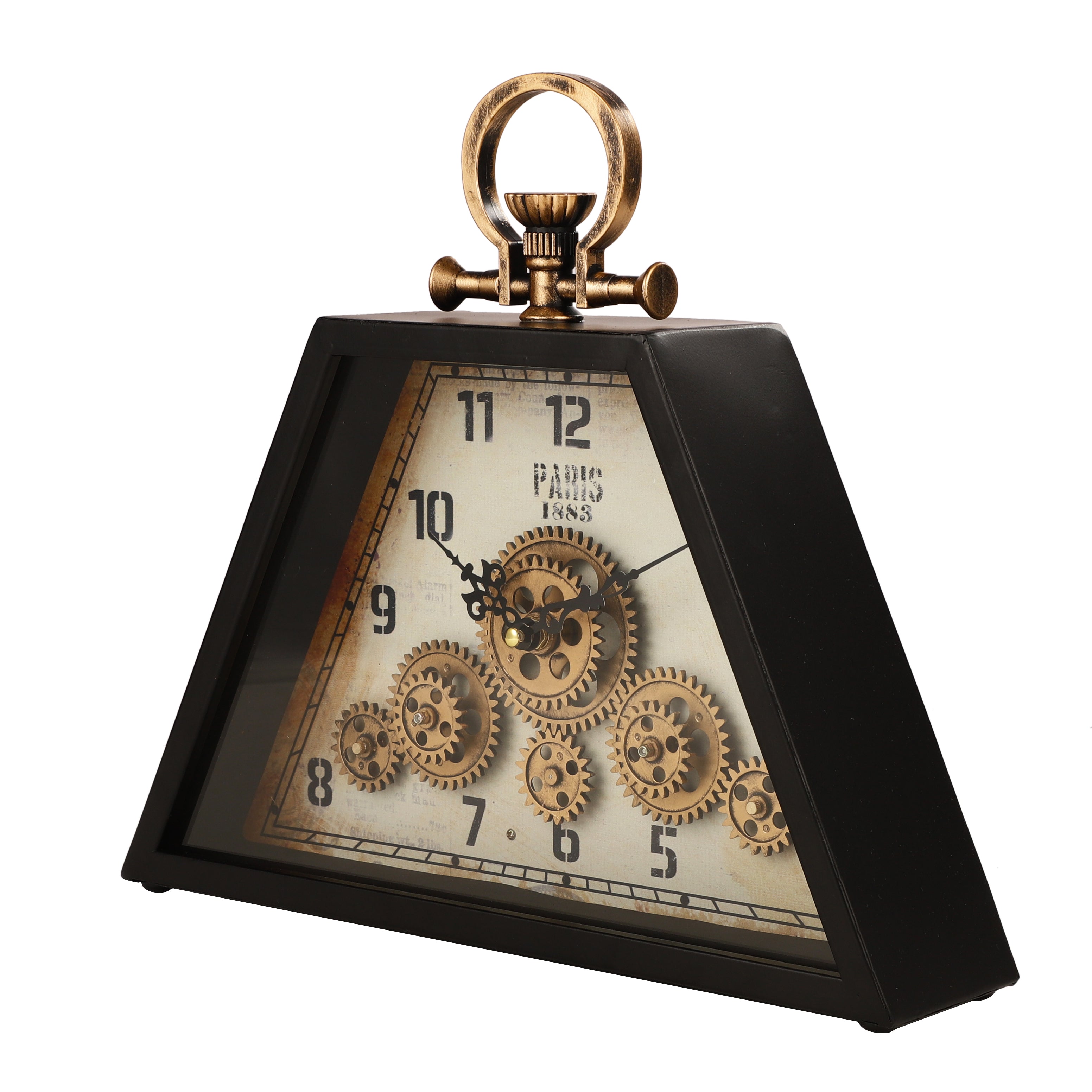 Triangular Stop Watch Table Clock