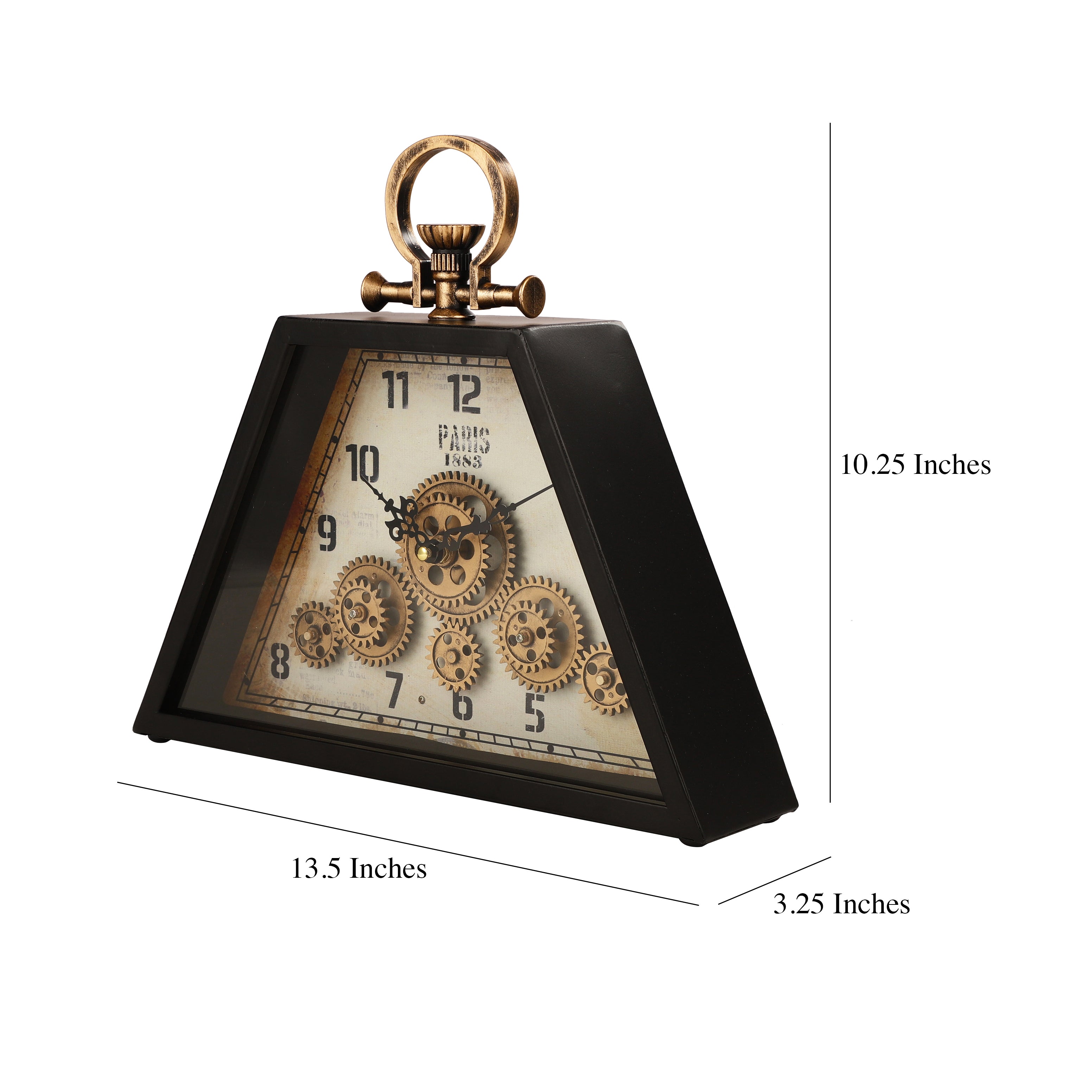 Triangular Stop Watch Table Clock