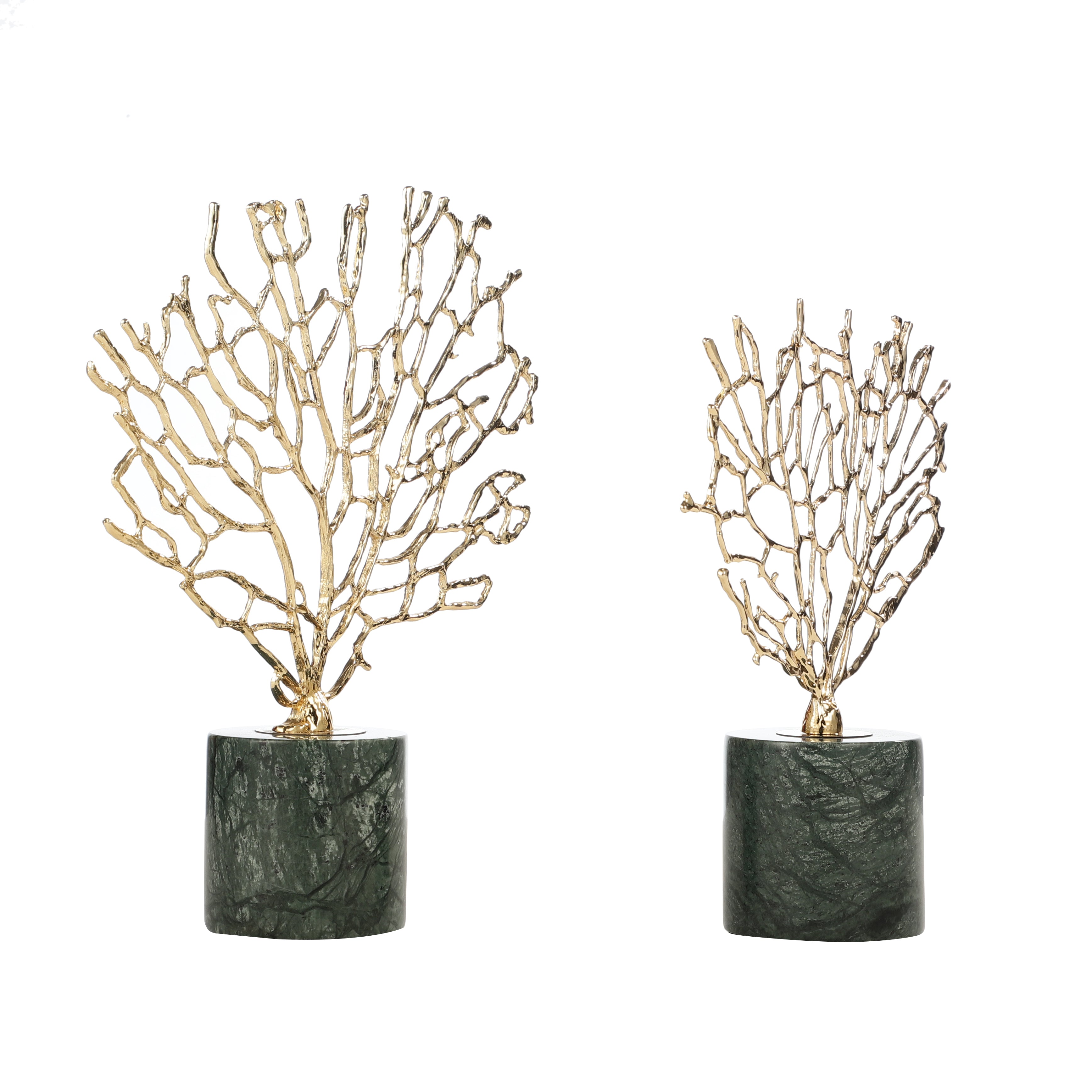 Minimalist Marble & Copper Shoots (Single)