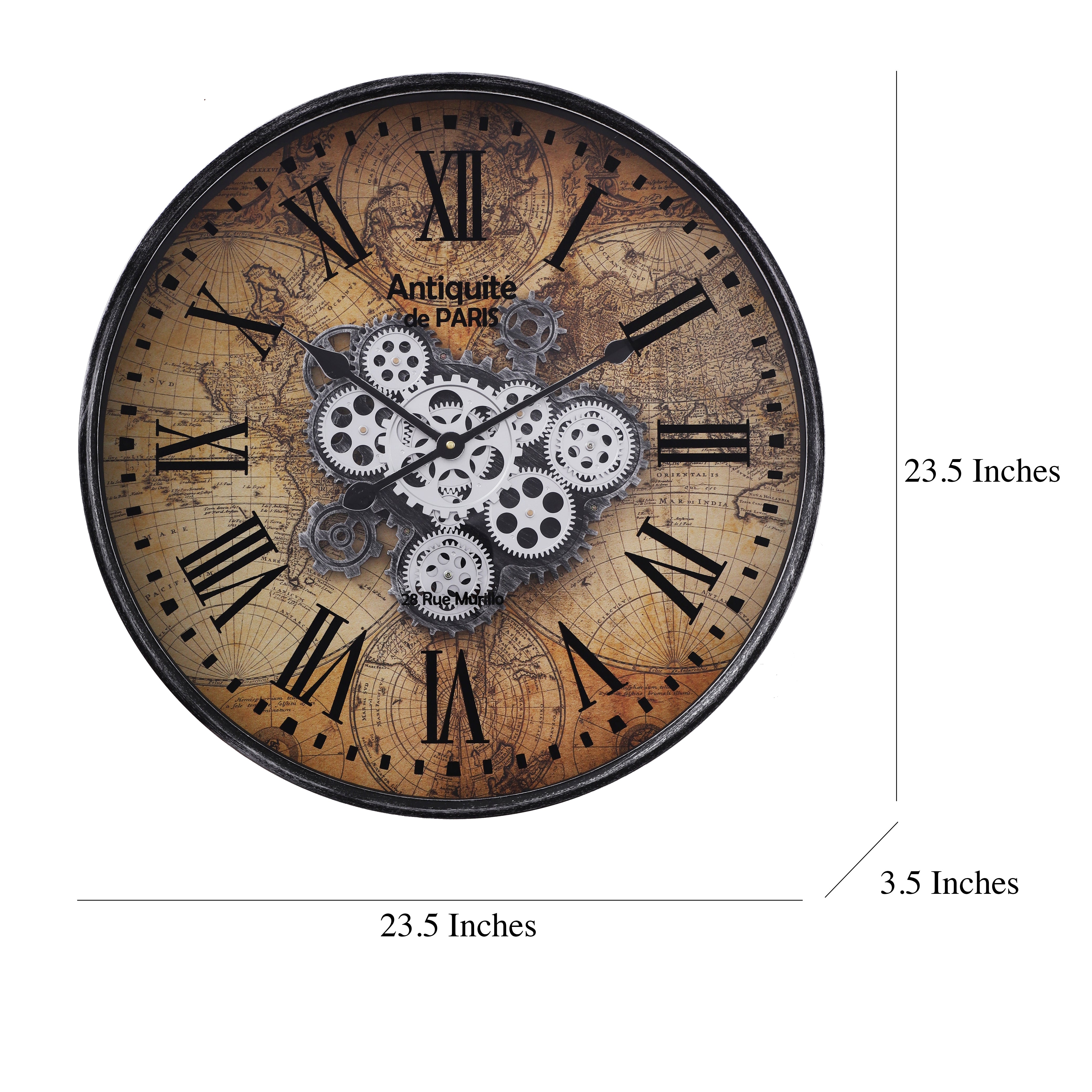 Antiquite De Paris Wall Clock