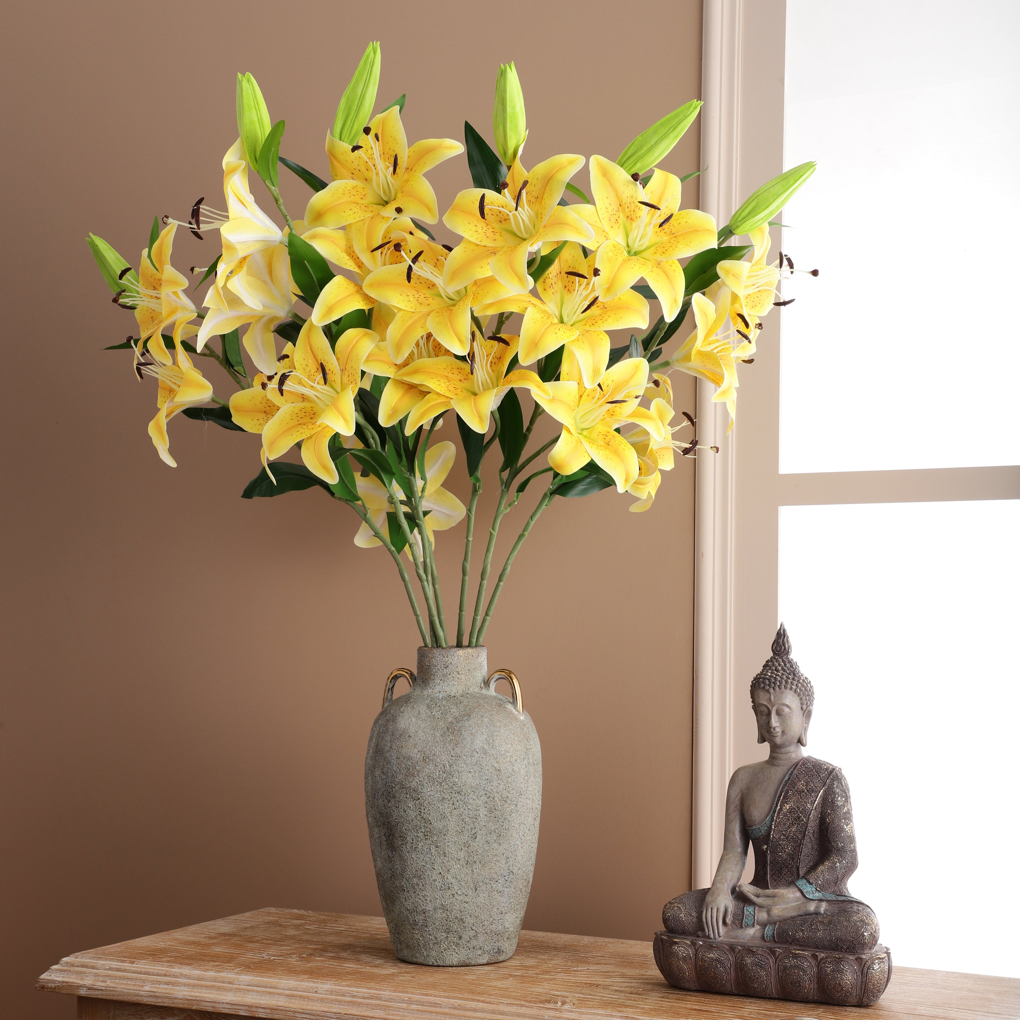 Faux Yellow Lilly (Single)