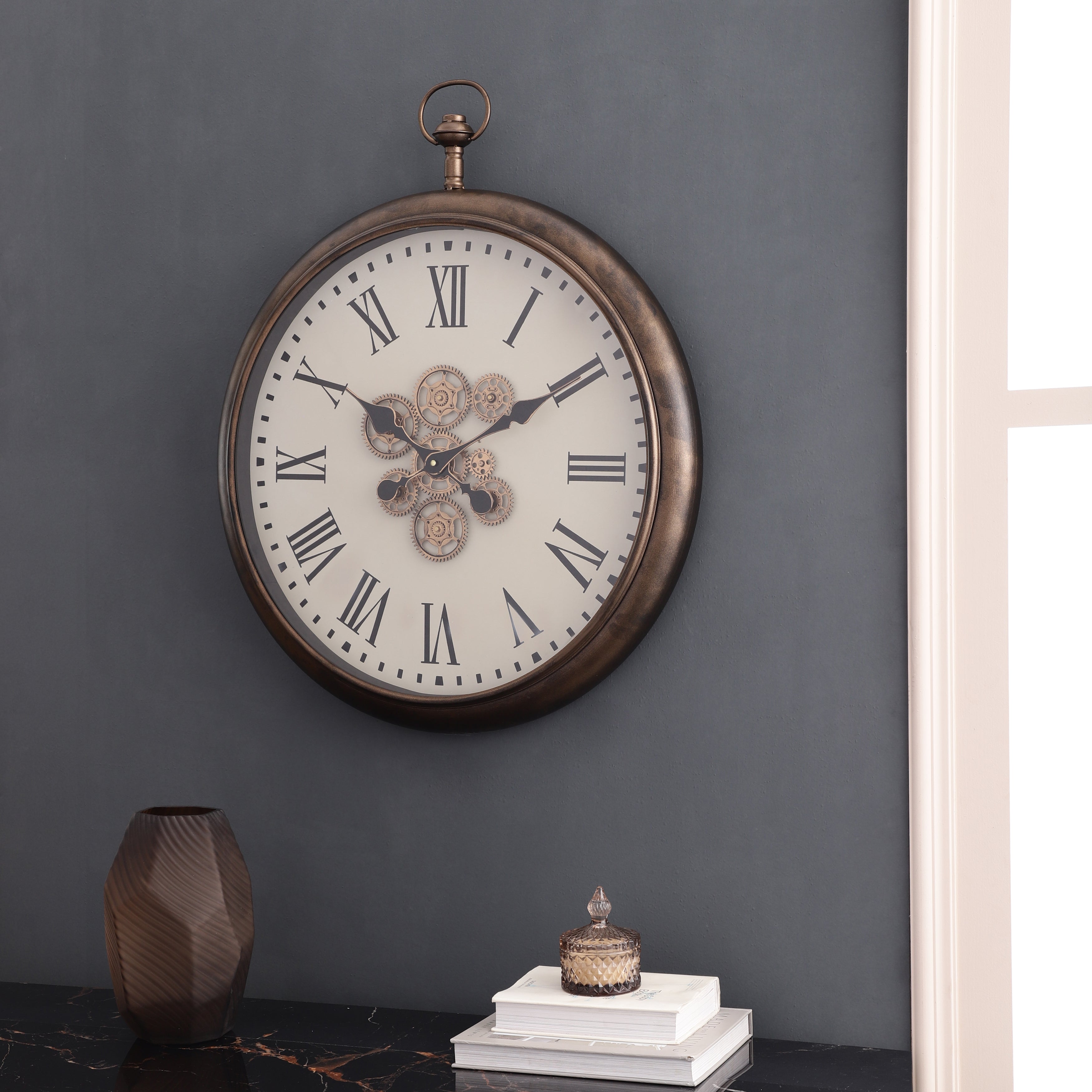 Antique Copper Wall Clock