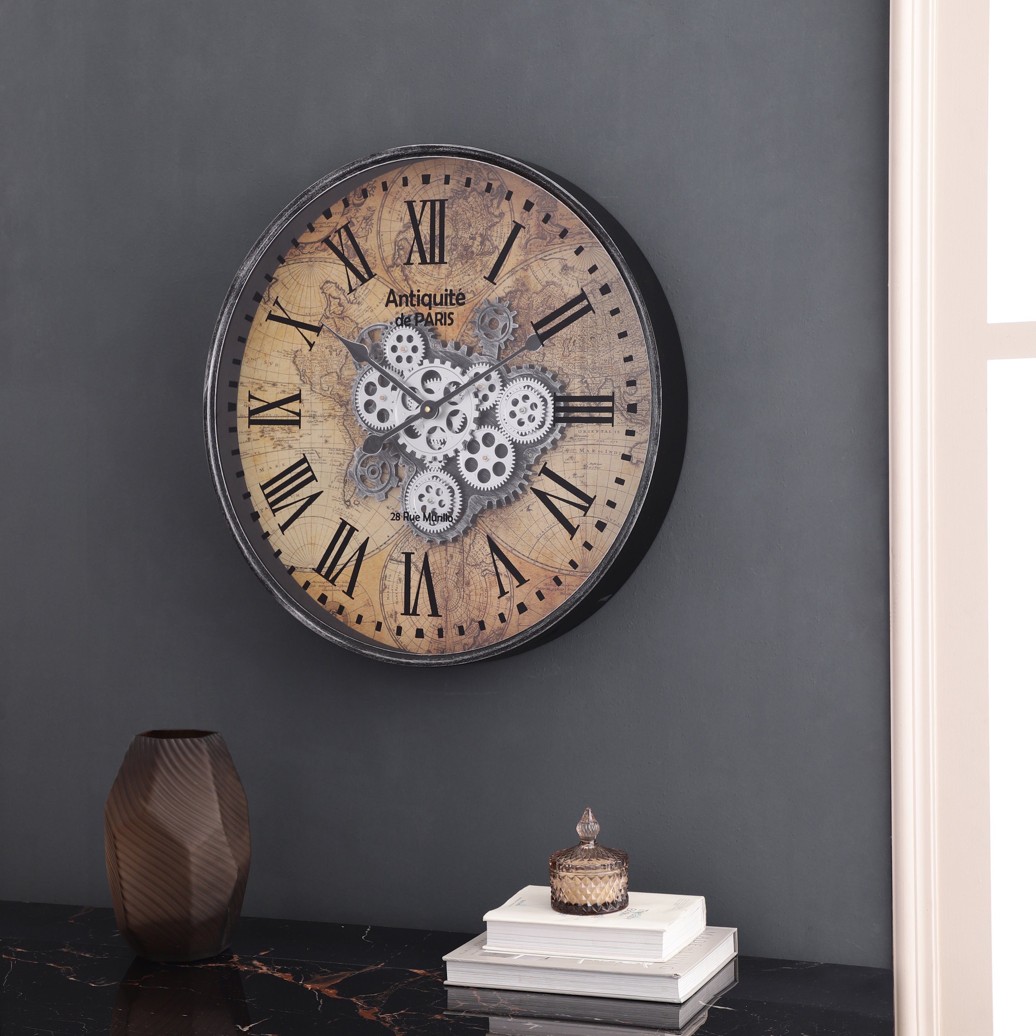 Antiquite De Paris Wall Clock