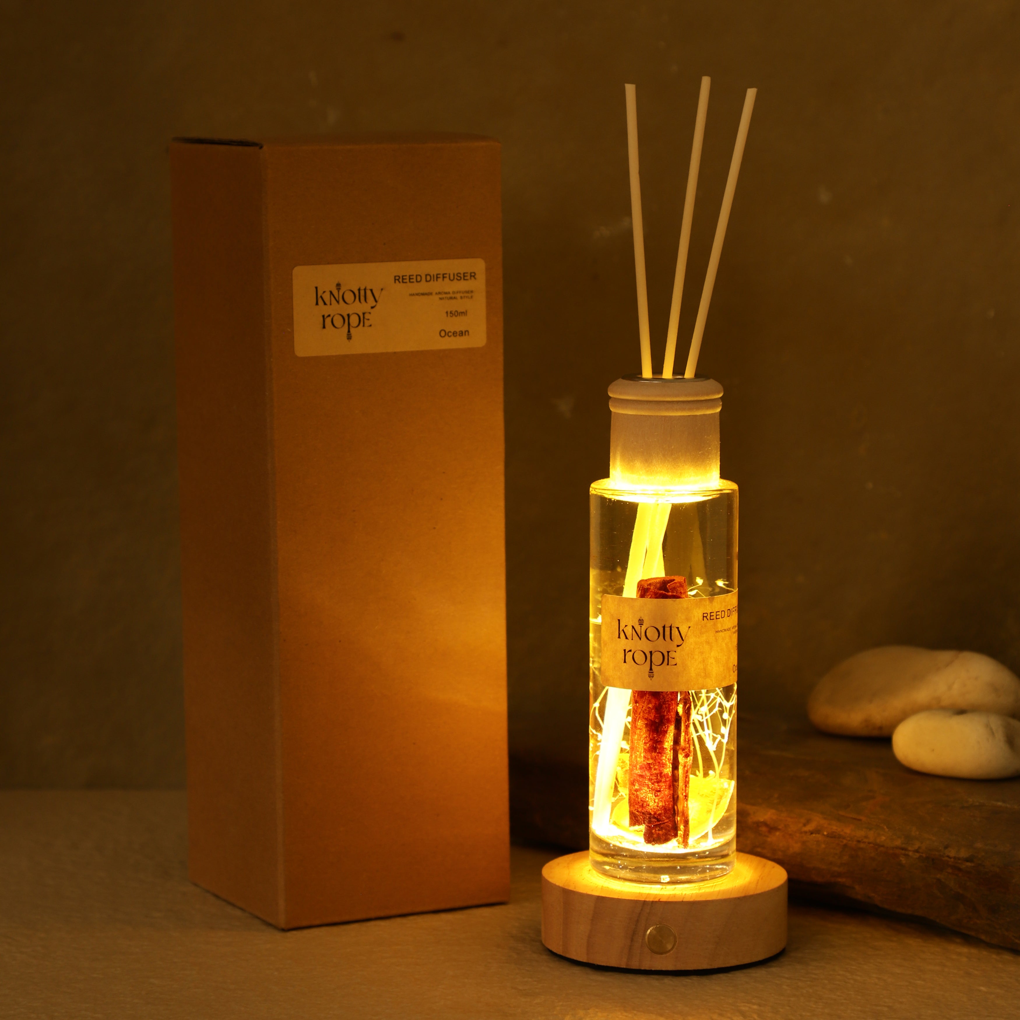 Ocean Essence Reed Diffuser With LED Base