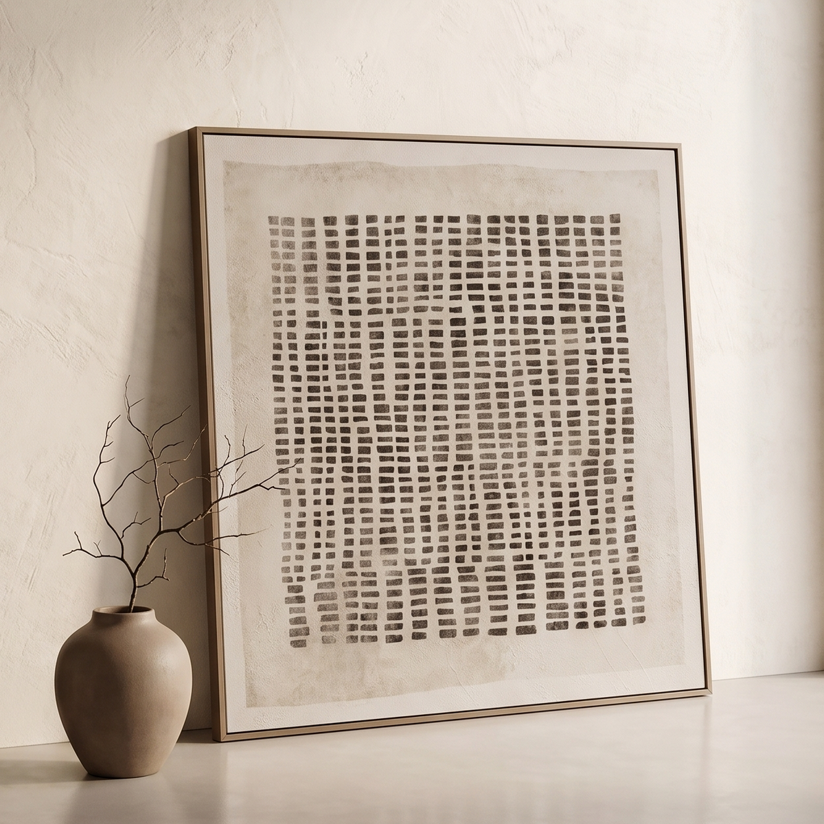 Linen Cadence Minimalist Canvas