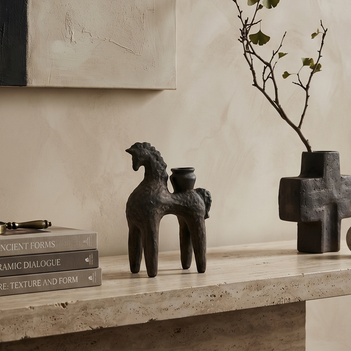 Nomad Stallion Candle Stand
