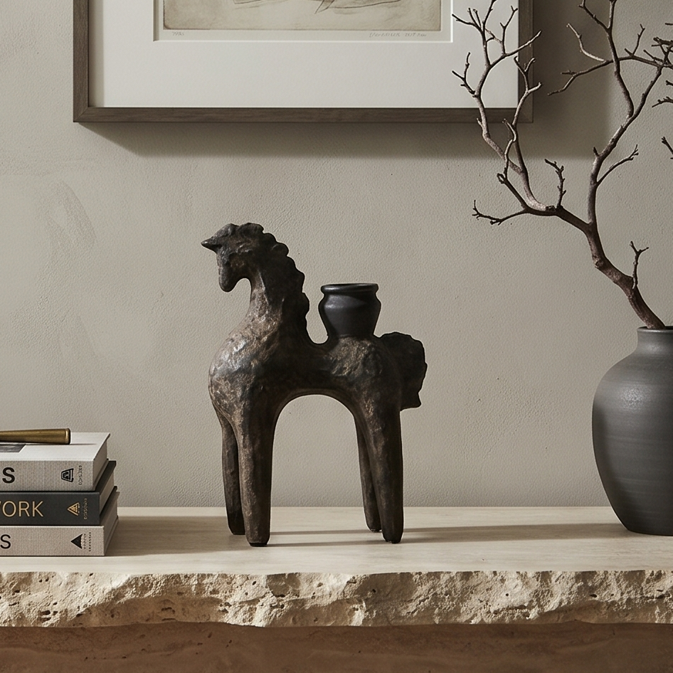 Nomad Stallion Candle Stand