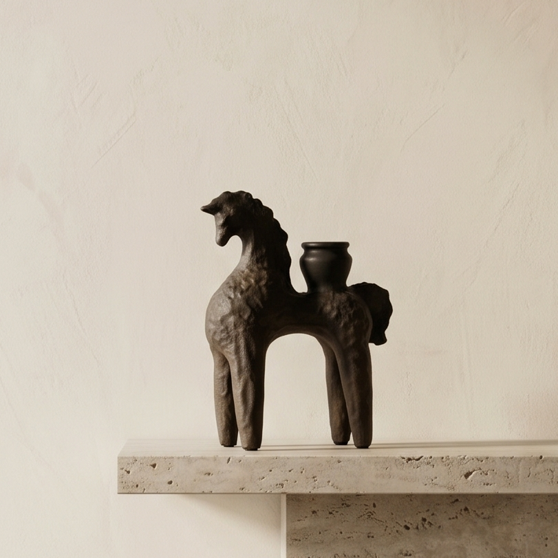 Nomad Stallion Candle Stand