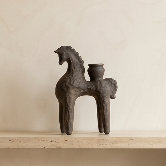 Nomad Stallion Candle Stand