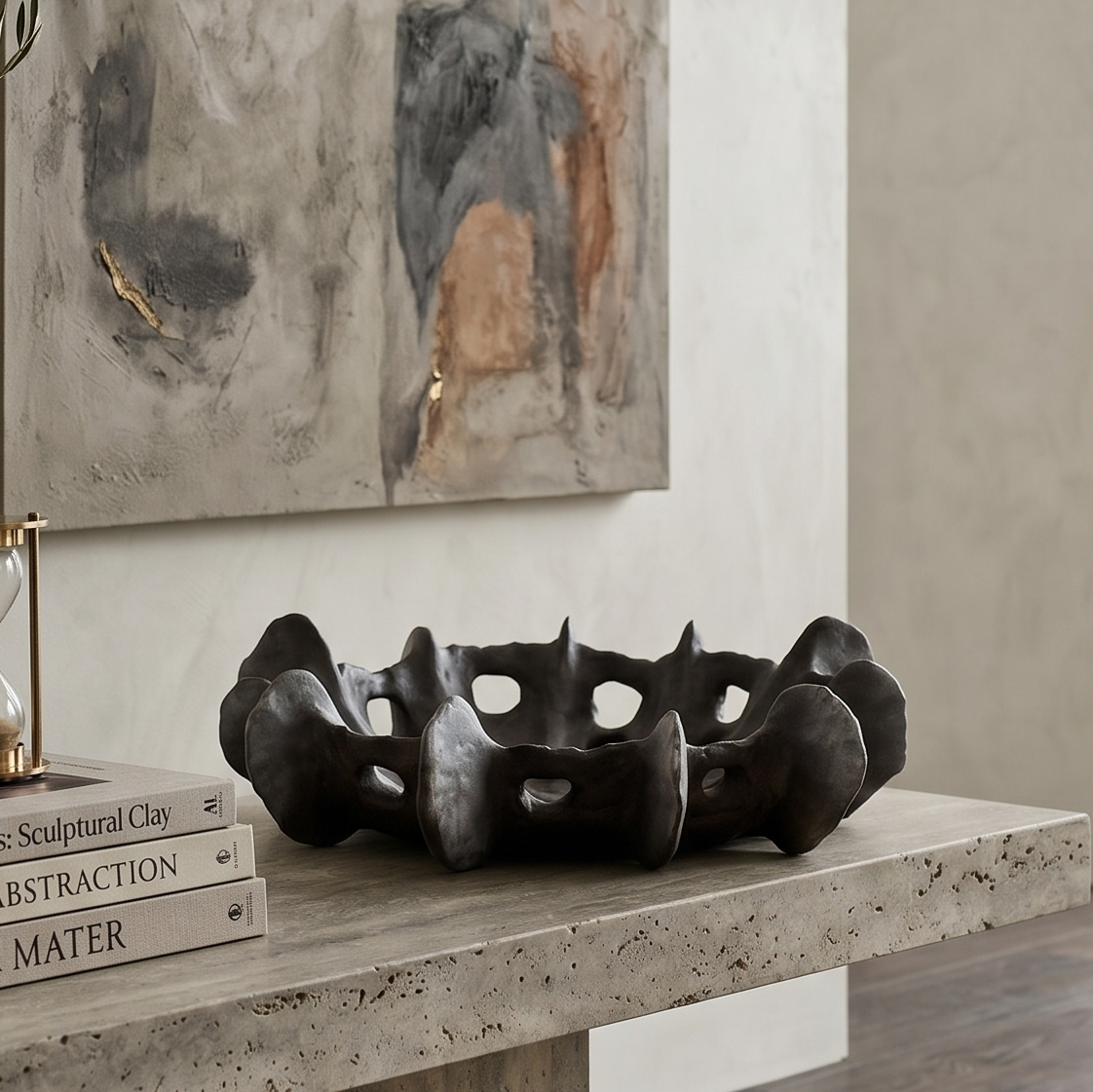 Onyx Crown Decor Bowl