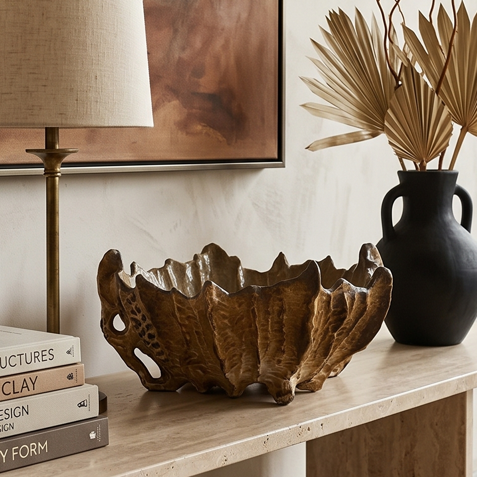 Amber Reef Sculpted Bowl
