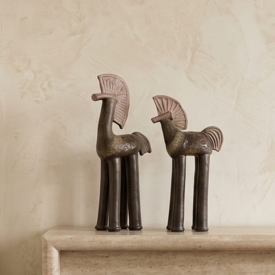Plumed Sentinel Figurine
