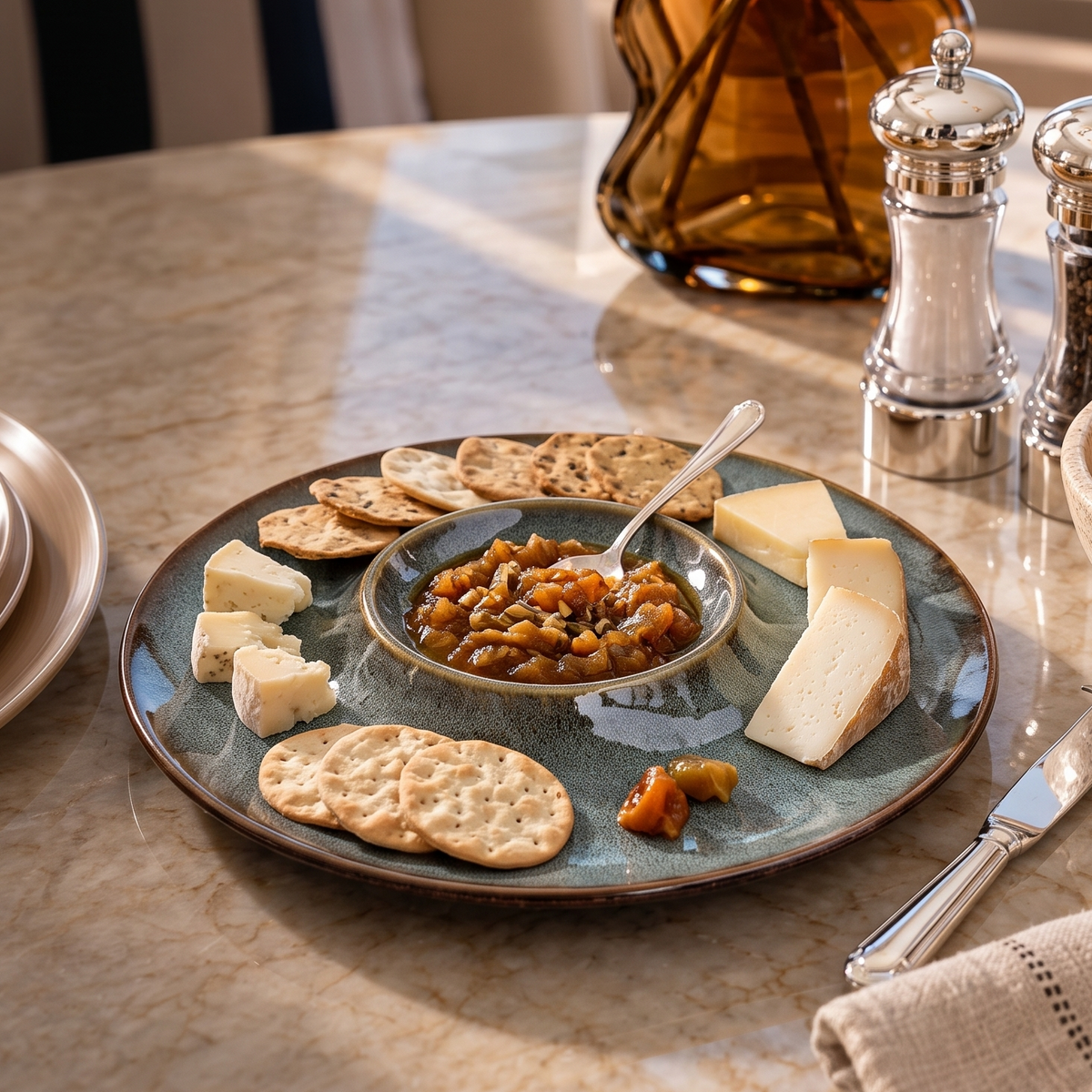 Sage Lagoon Isle Chip & Dip Platter