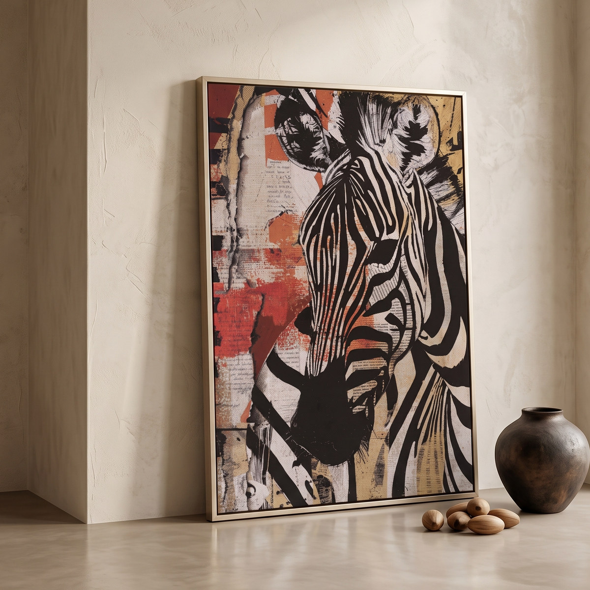 Savanna in Blush Canvas Wall Art