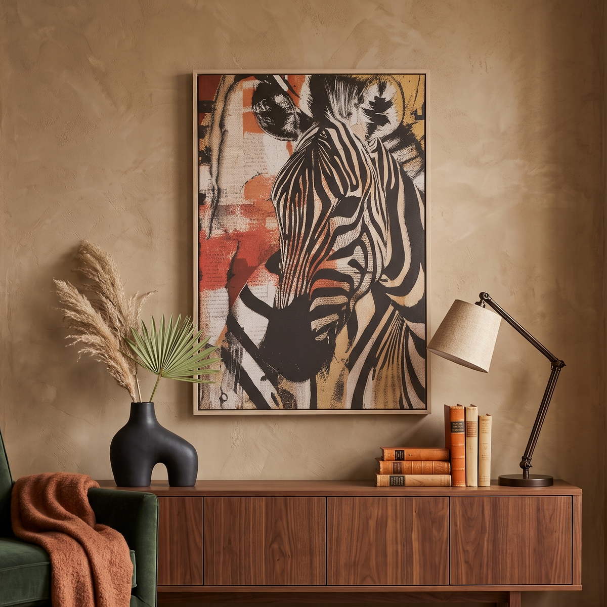 Savanna in Blush Canvas Wall Art