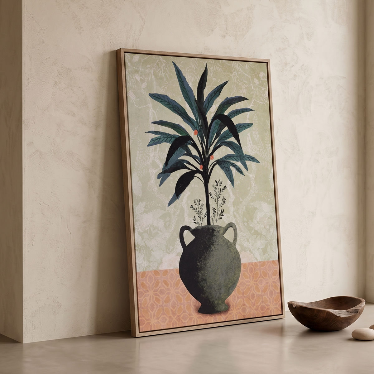 Tera Flora Canvas Art
