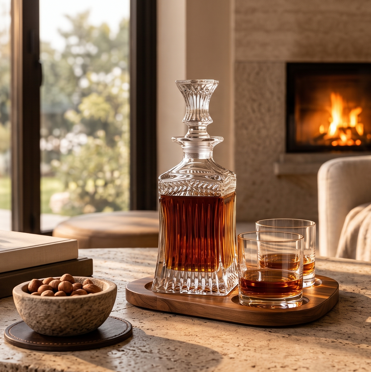 The Corinthian Crystal Decanter