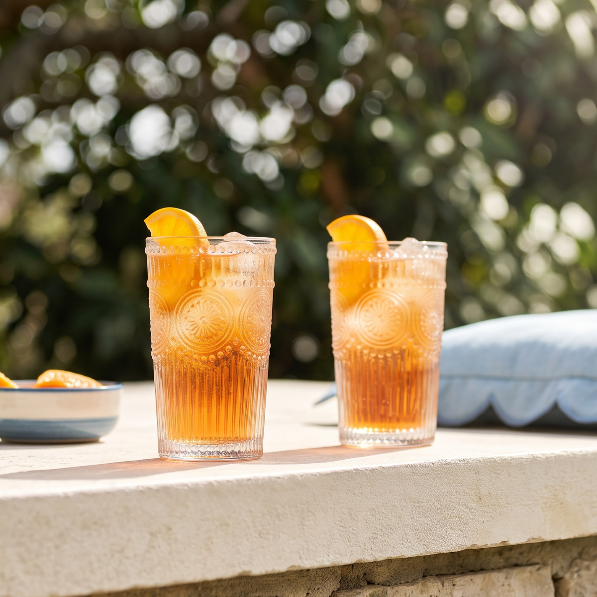 The Florentine Embossed Glass (Set of 6)