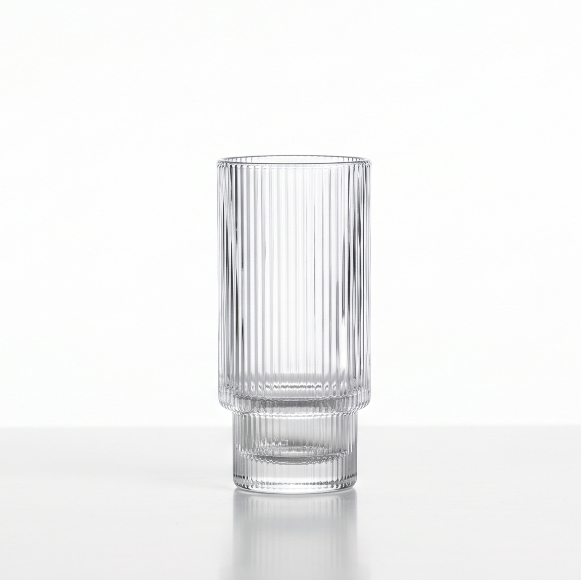 The Lido Ribbed Highball Glass (Set of 6)