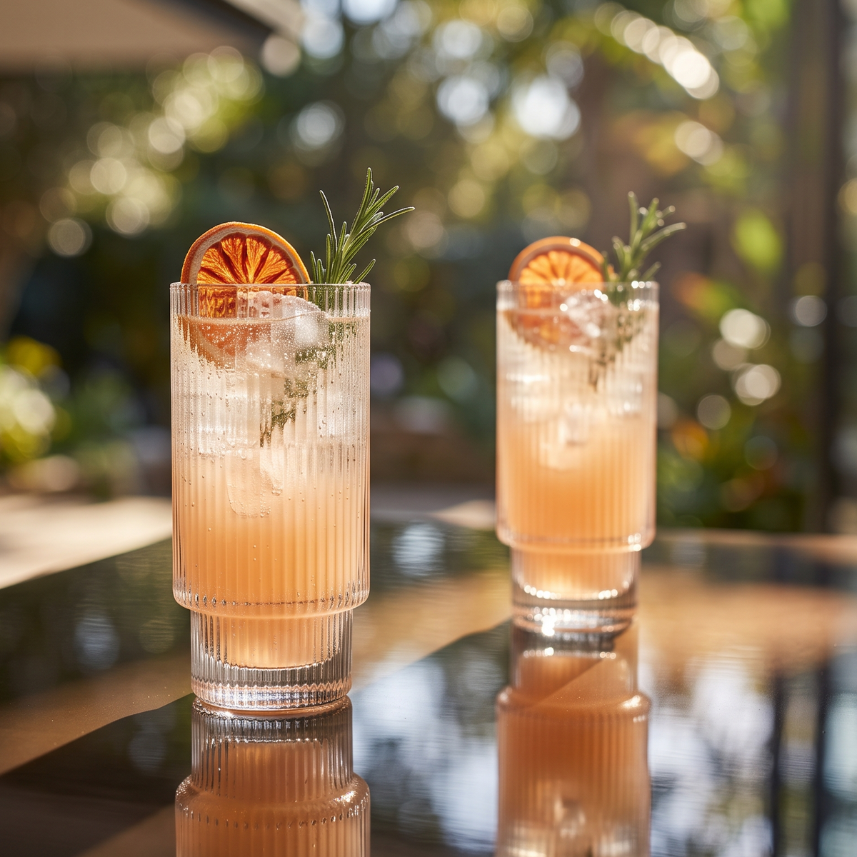 The Lido Ribbed Highball Glass (Set of 6)