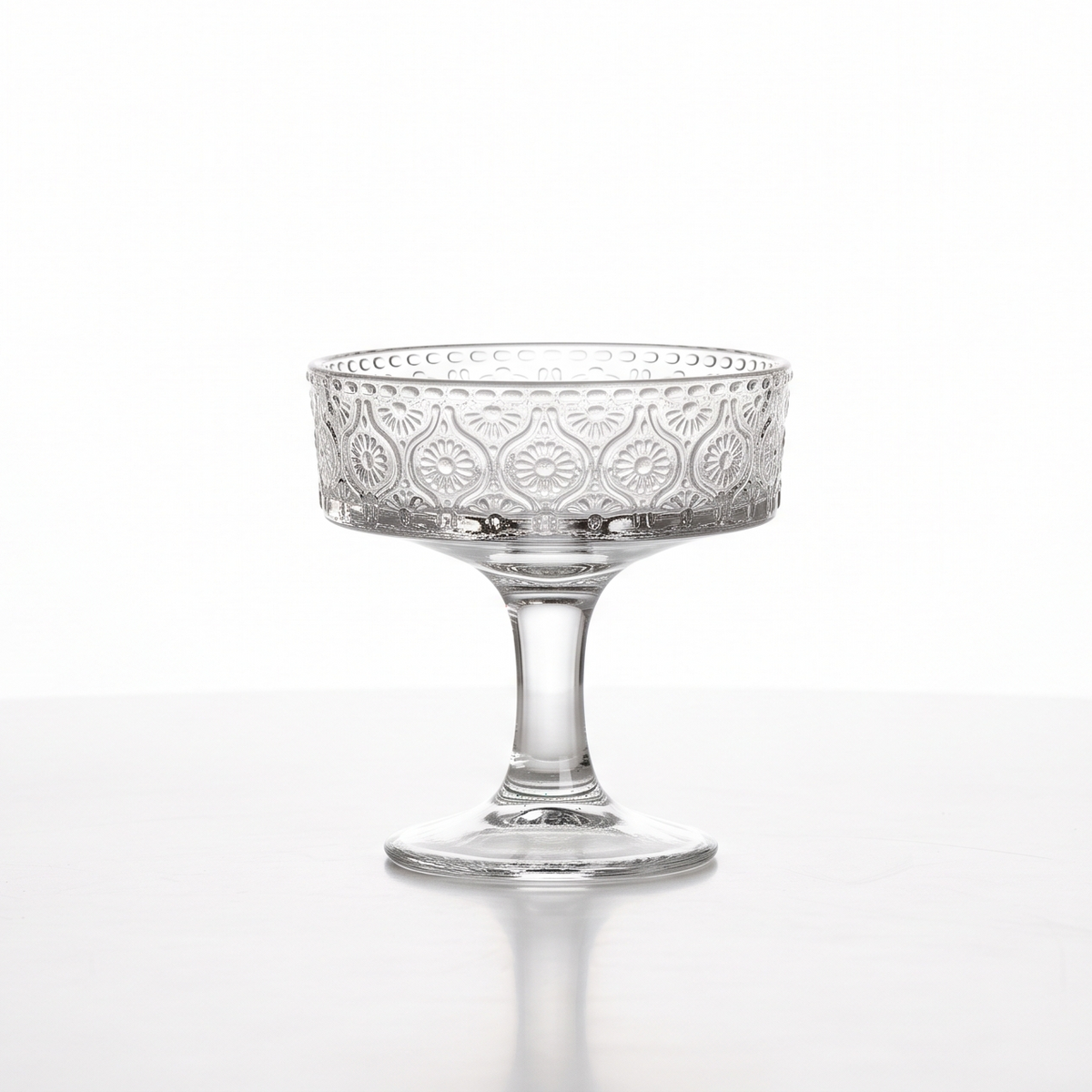 The Marrakech Embossed Dessert Glass (Set of 6)