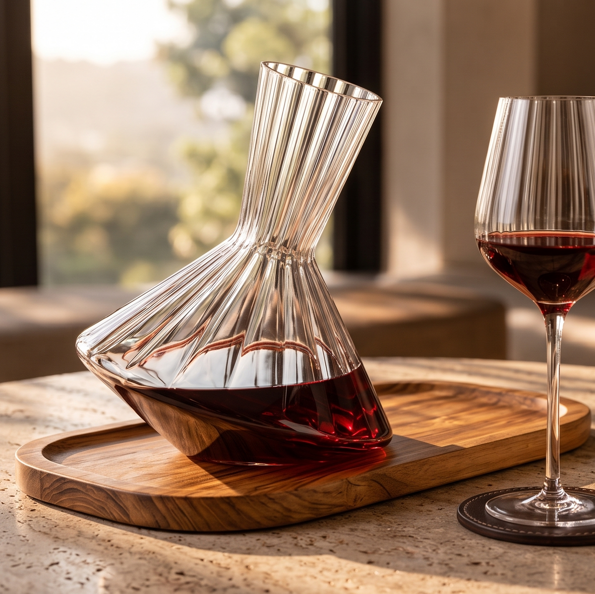 The Tilted Muse Wine Decanter