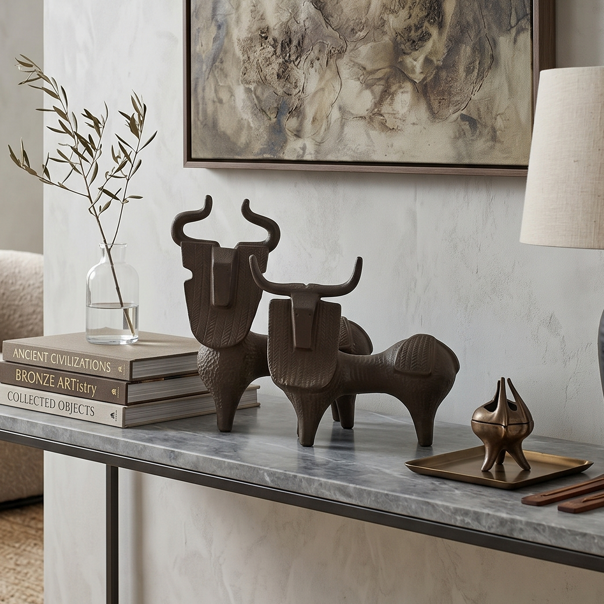 Totem Bull Grand Figurine