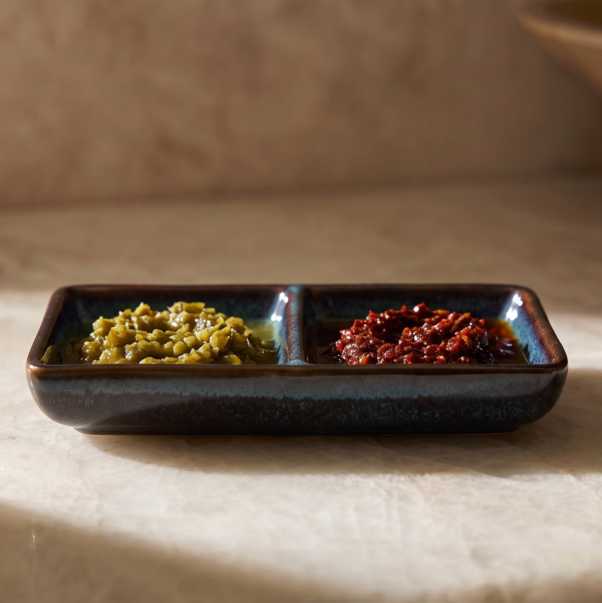 Twin Cove Ceramic Condiment Dish