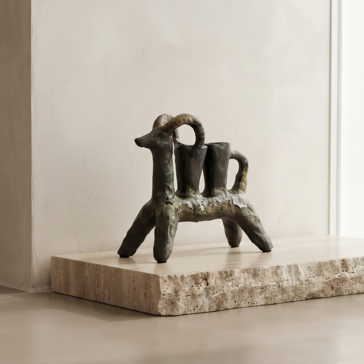 Twin Flame Beast Candle Stand
