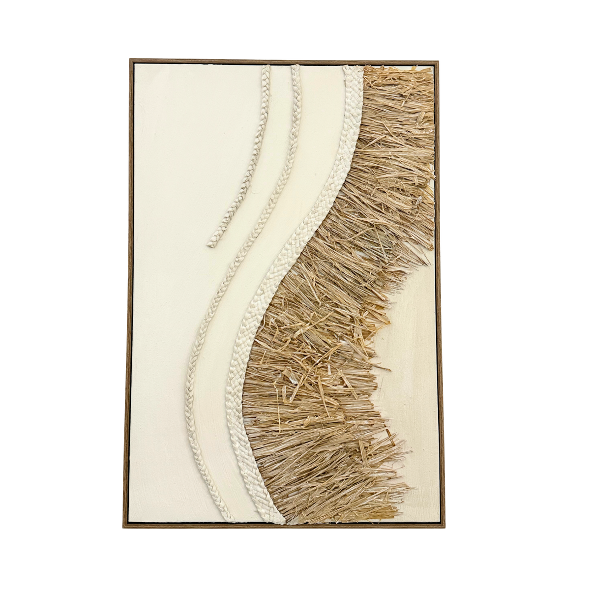 Dune Ripple Straw Canvas Art