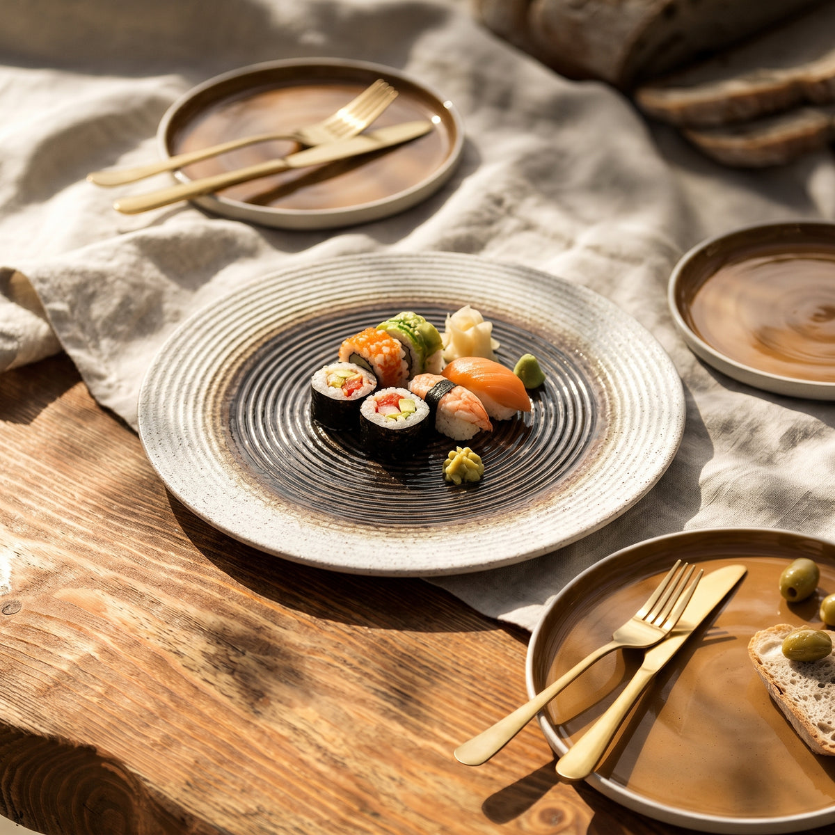 Wabi Stoneware Ring Plate