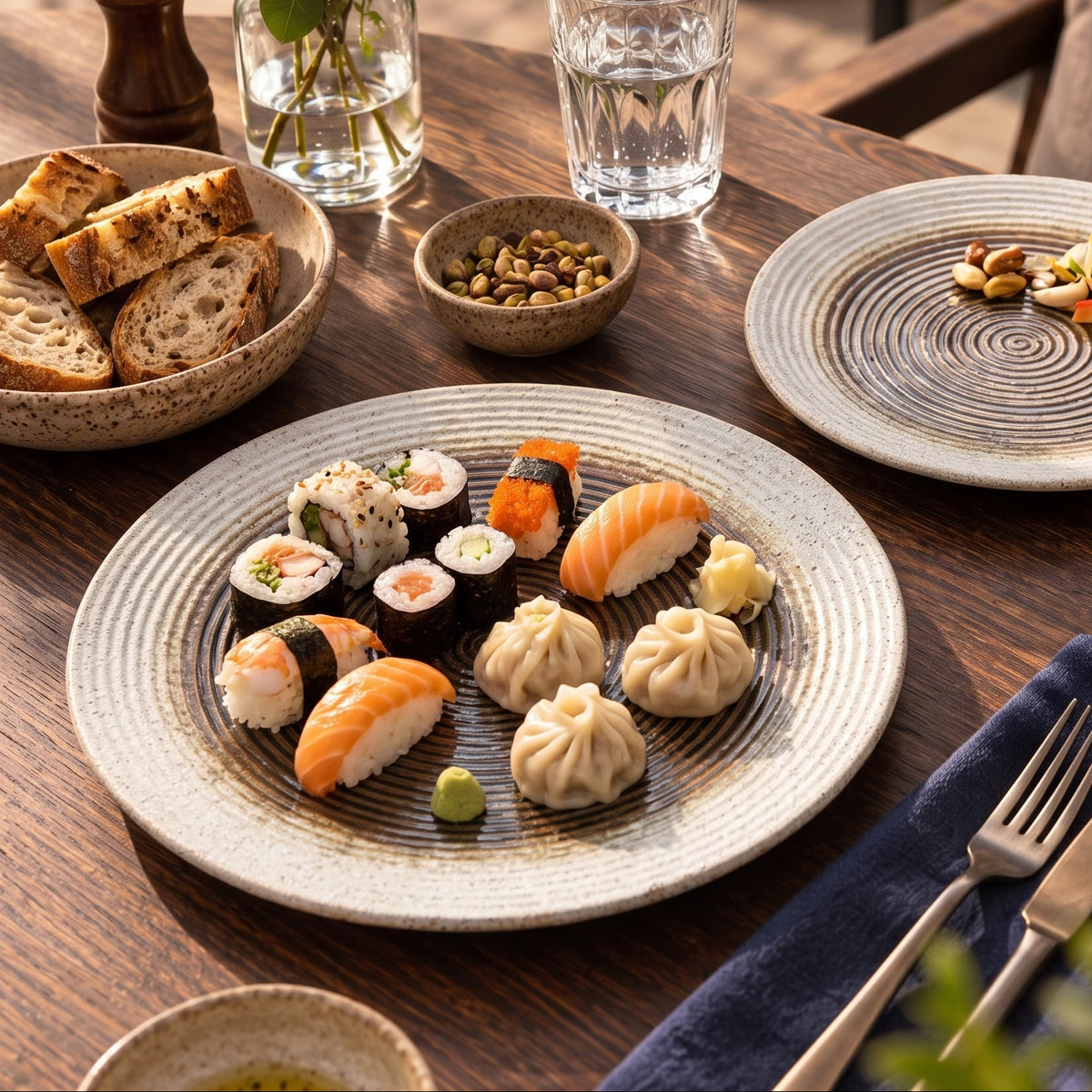 Wabi Stoneware Ring Plate