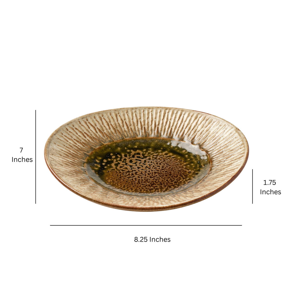 Wabi Stoneware Ridge Bowl