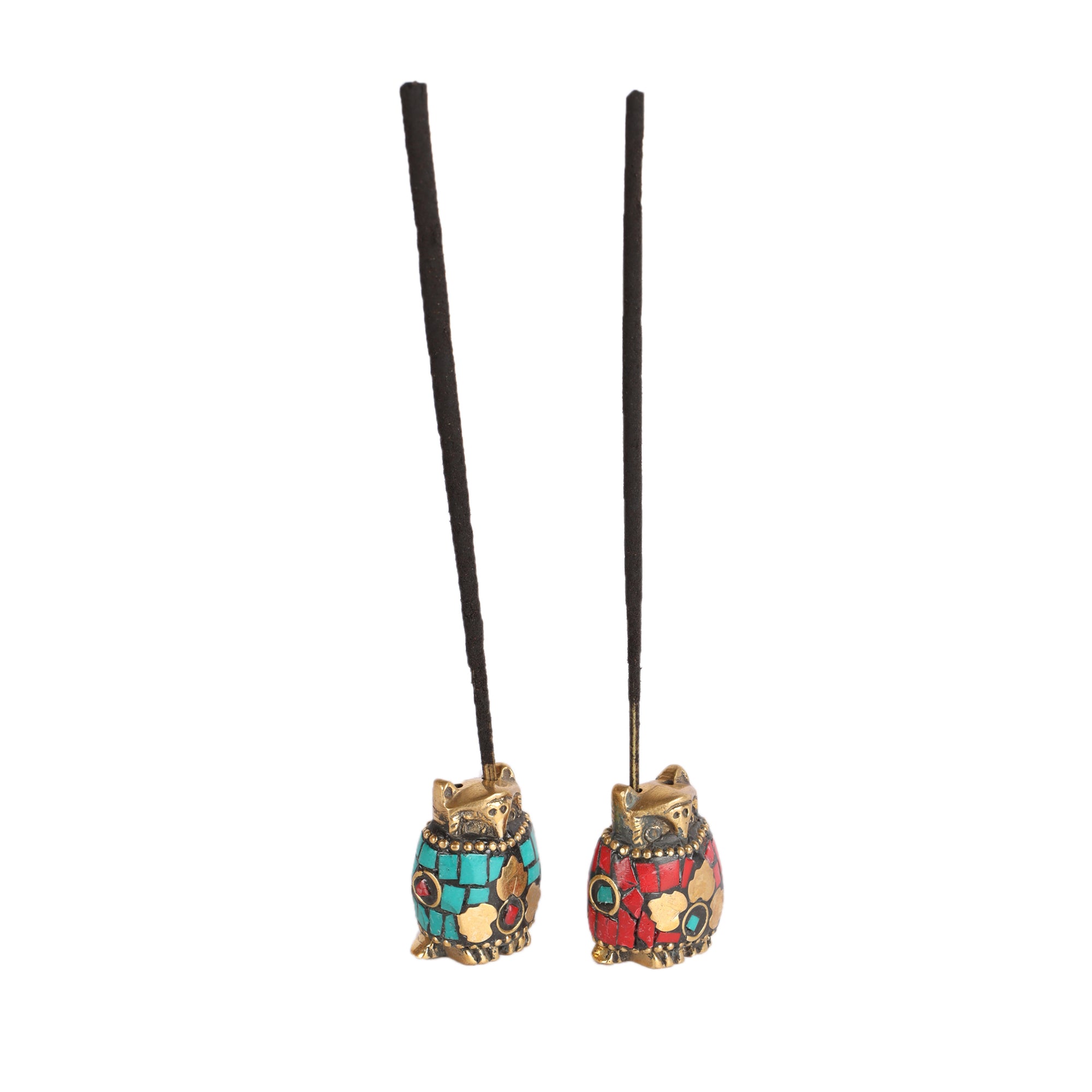 Tiny Owls - Incense Holders (set of 2)