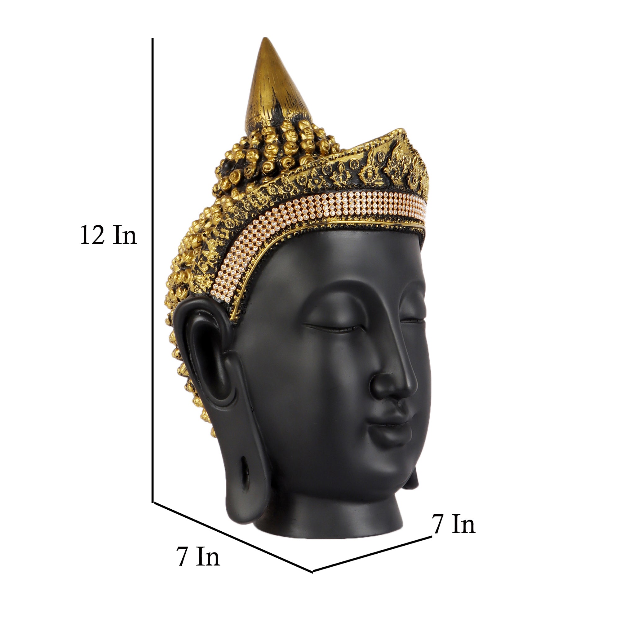 Embellished Buddha Head