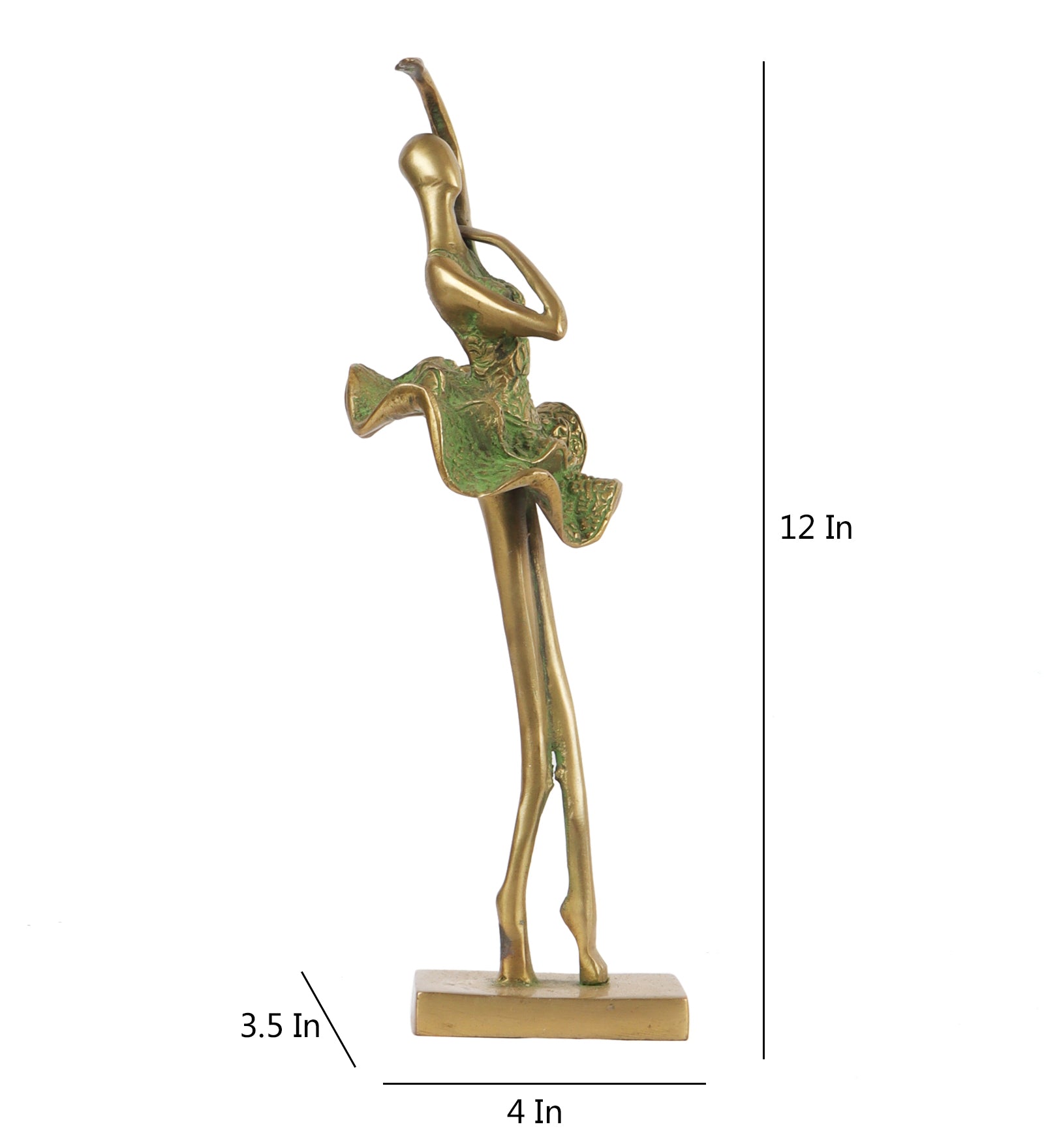 The Ballet Dancer (Green/Gold)