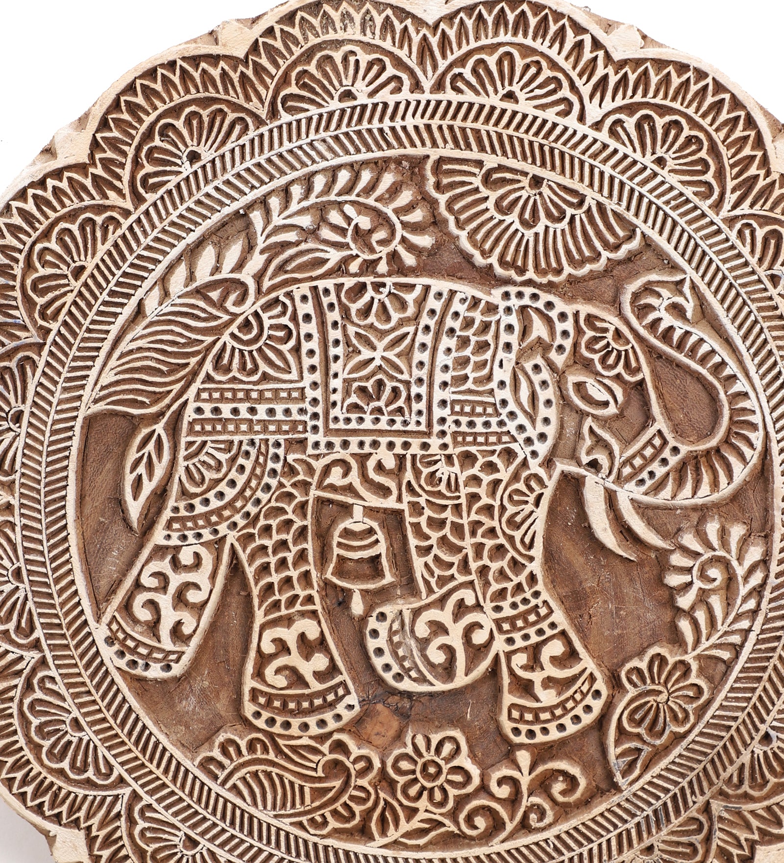 Ethnic Motifs - Handcarved Wall Hanging (set of 3)