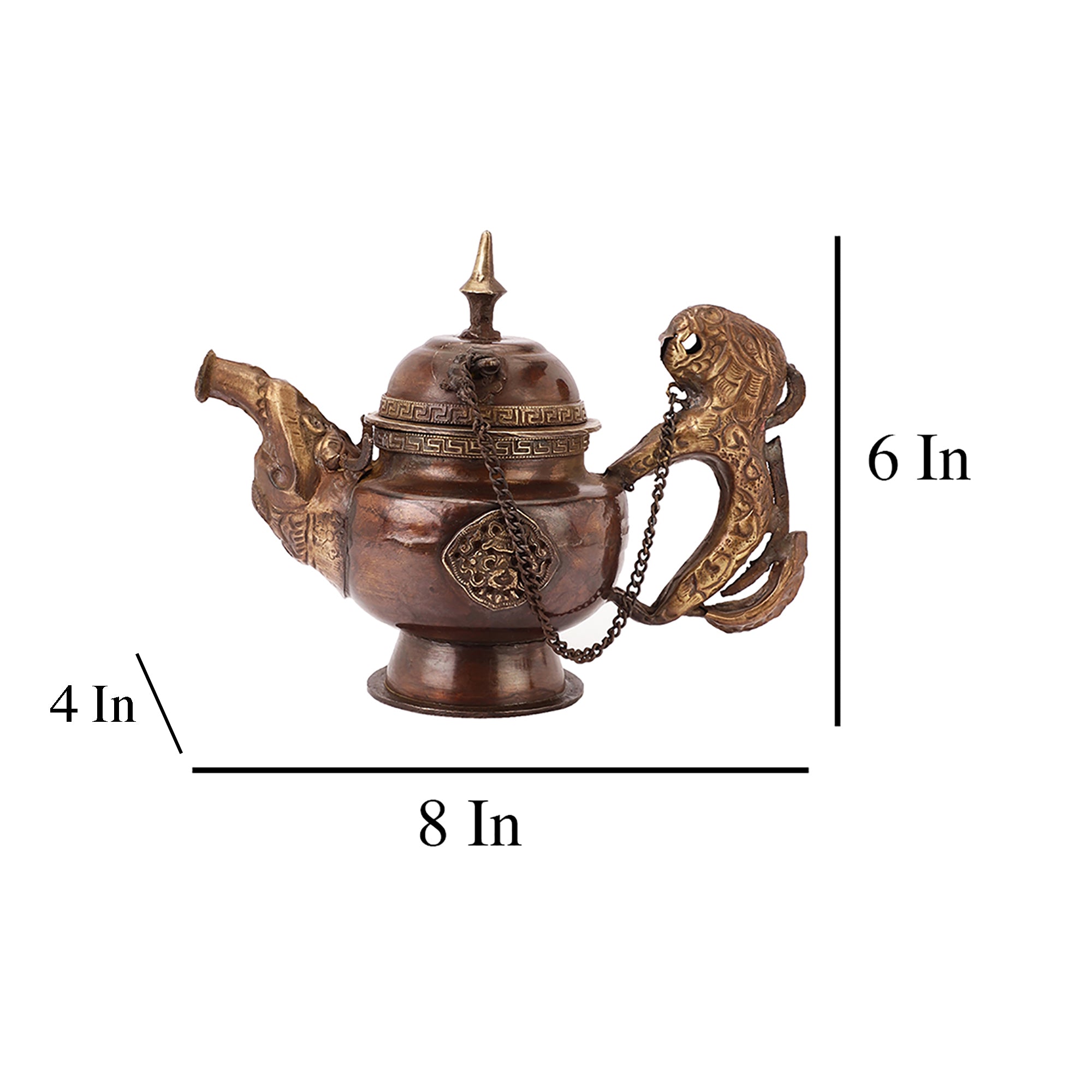 Antique Decorative Kettle (Single)