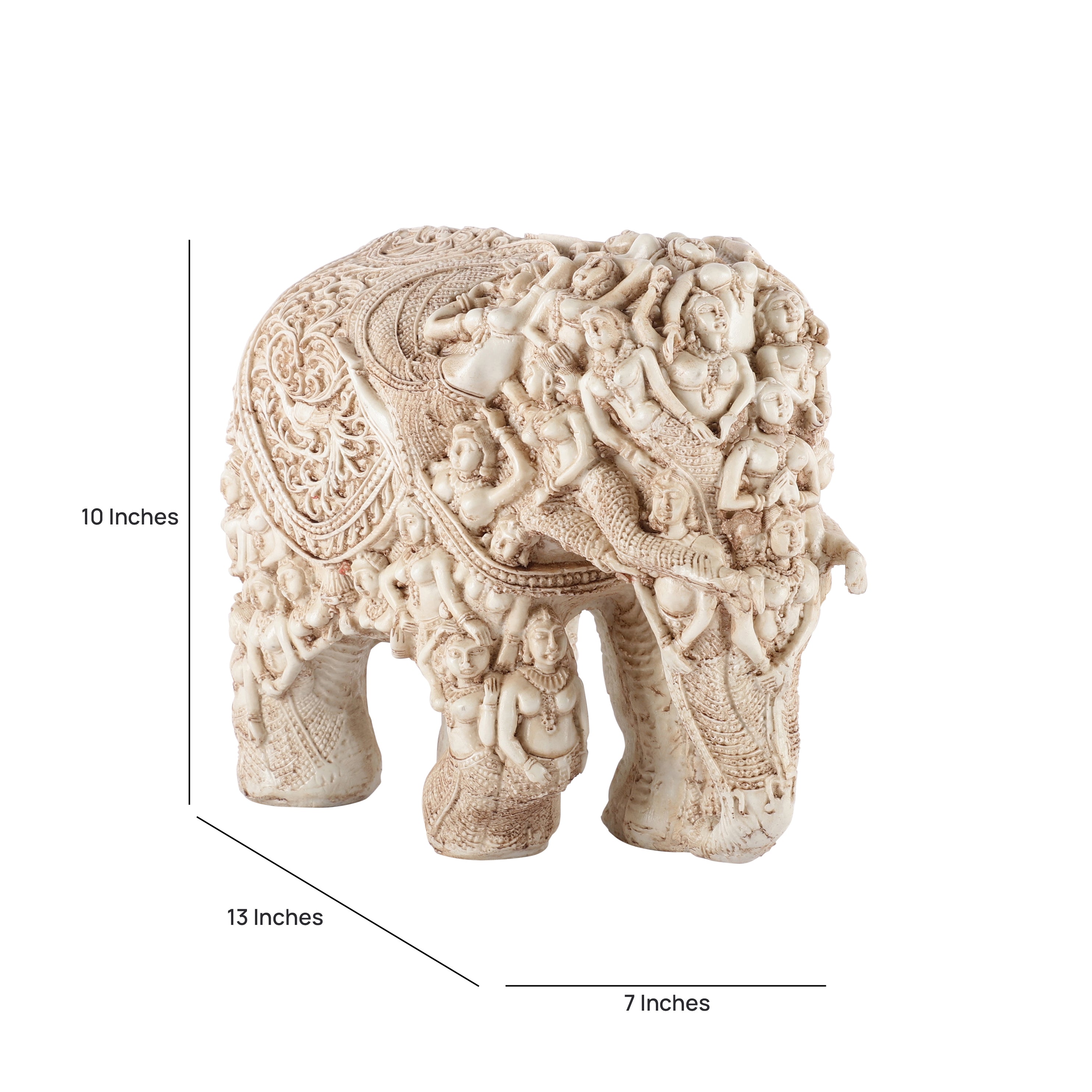 The Tribal Elephant (White)