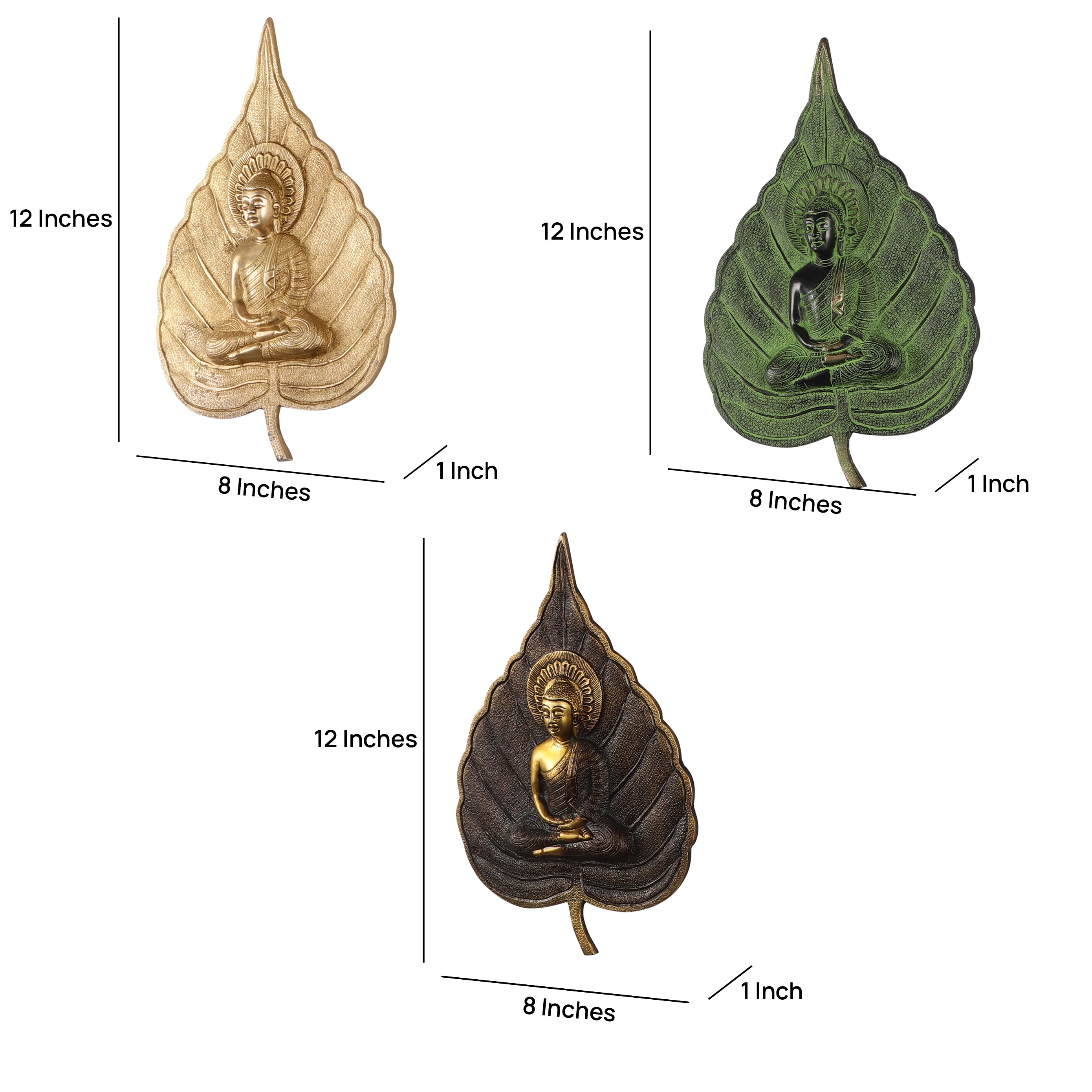 Buddha Leaf Wall Mask (Single)