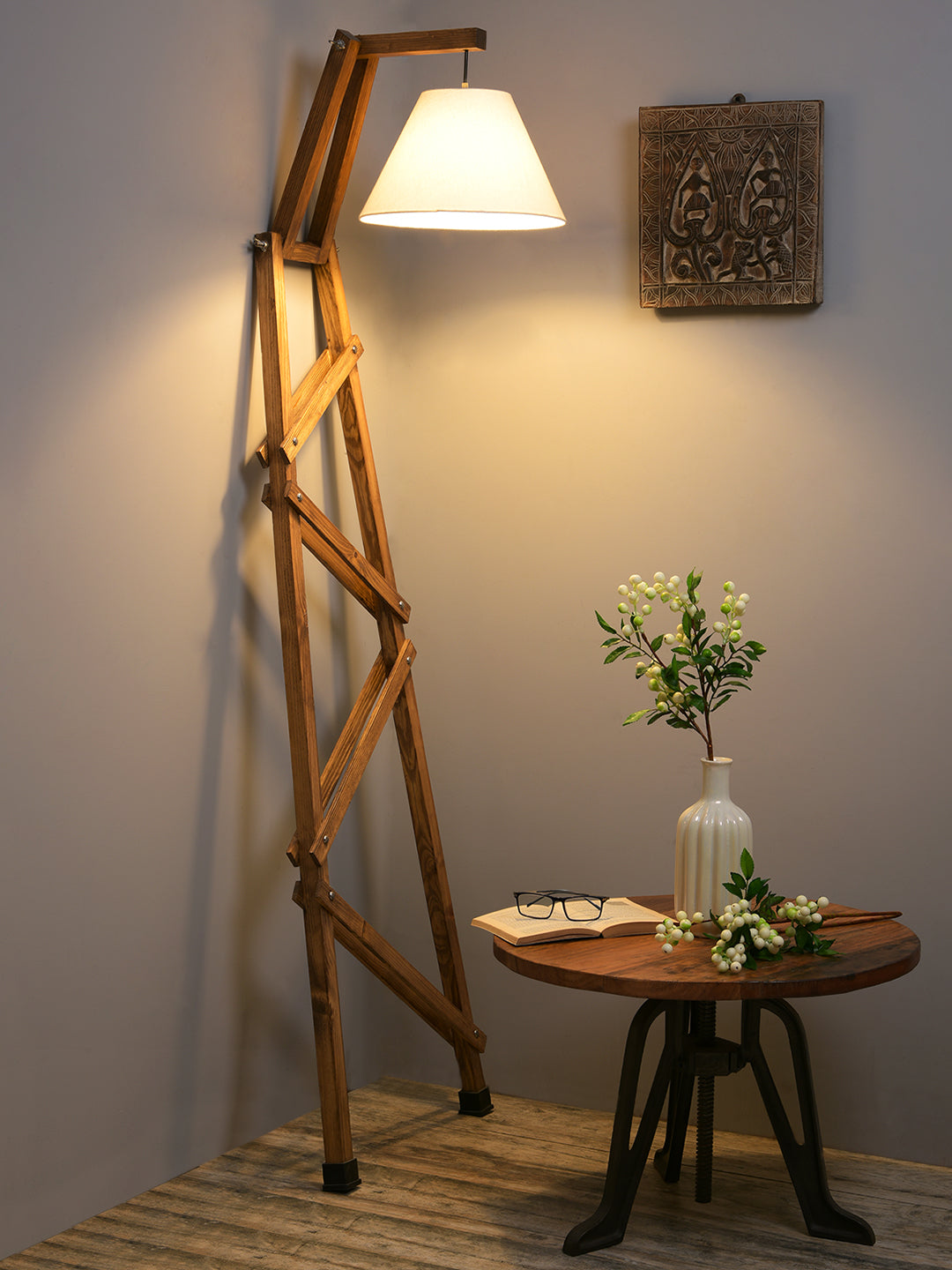 The Enlightened Man – Wall Leaning Floor Lamp