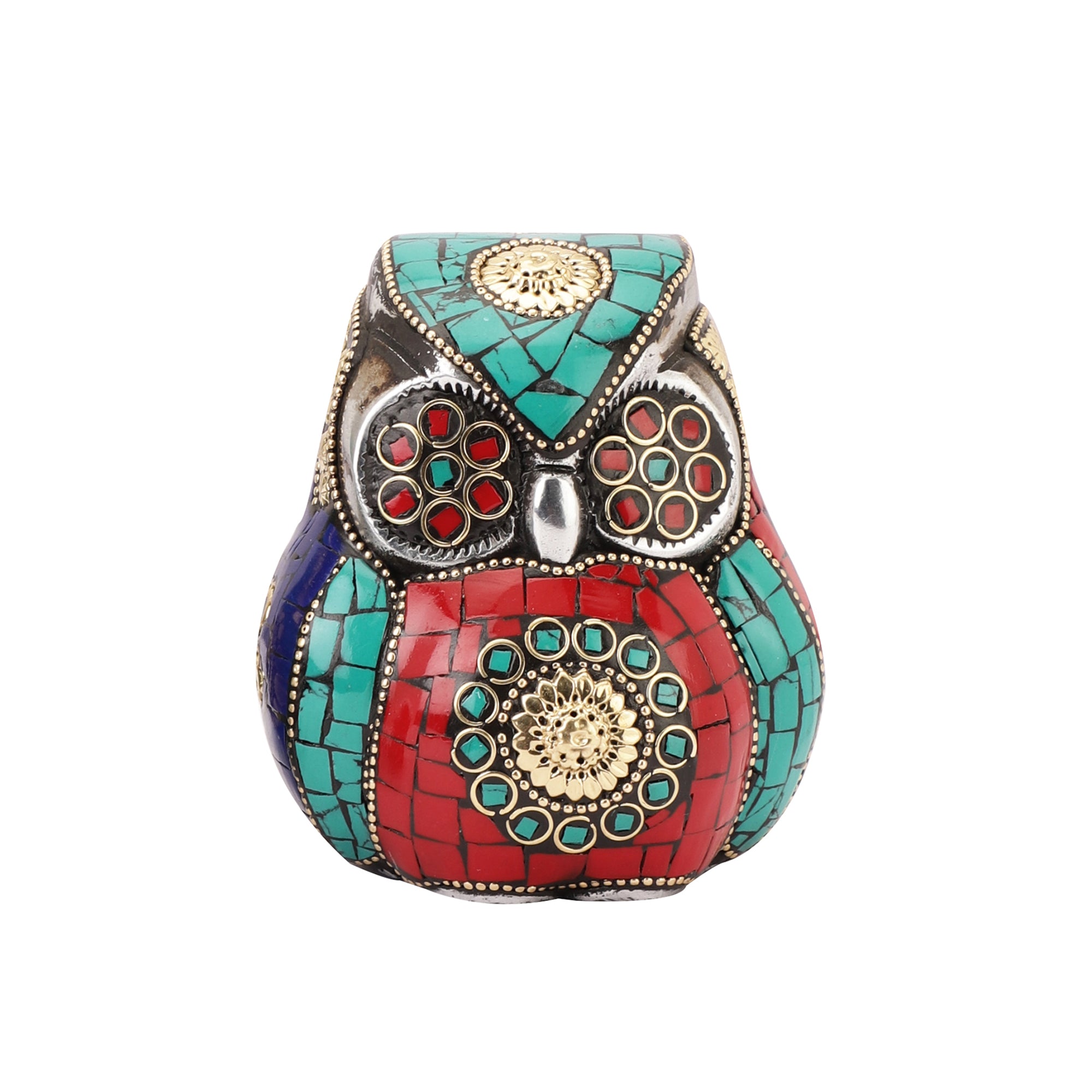 Multicolour Stone Owl (Single)