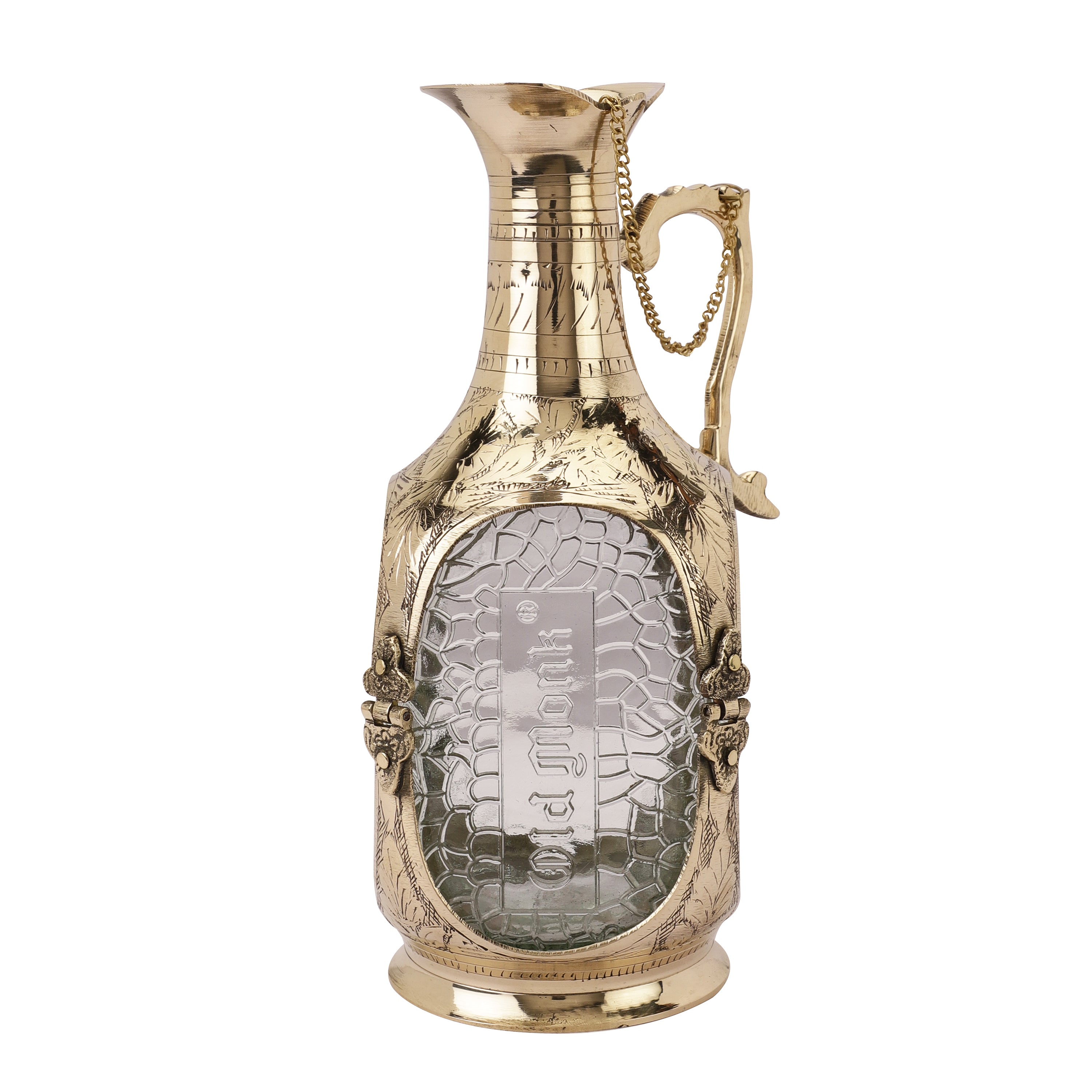 Brass Decorative Decanter (Gold)