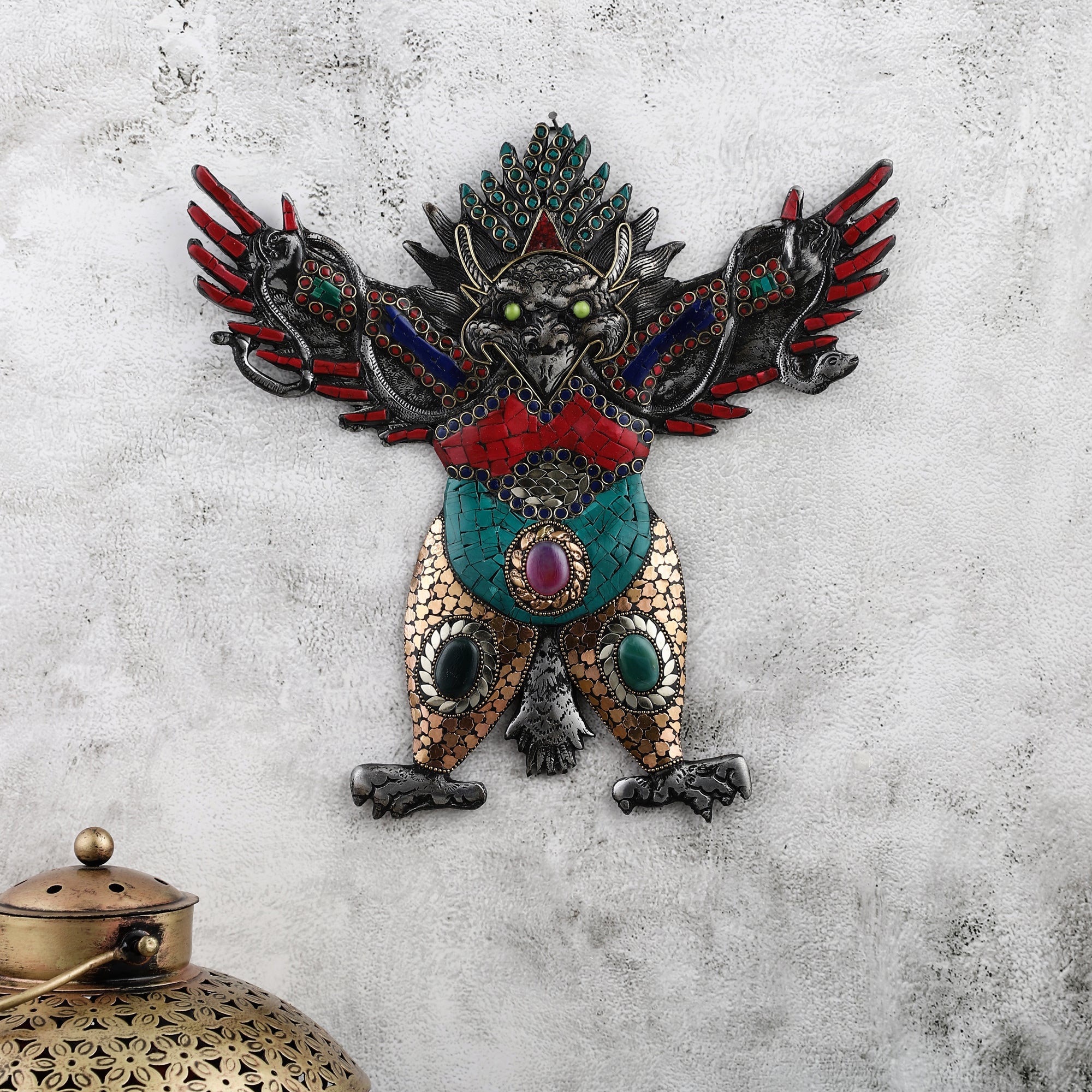 Garuda Wall Mask (Stone Finish)