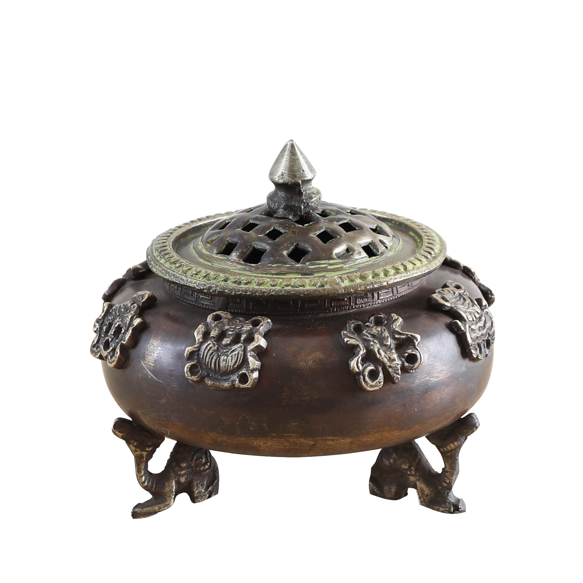 Green Top Rustic Ornamental Box (Single)